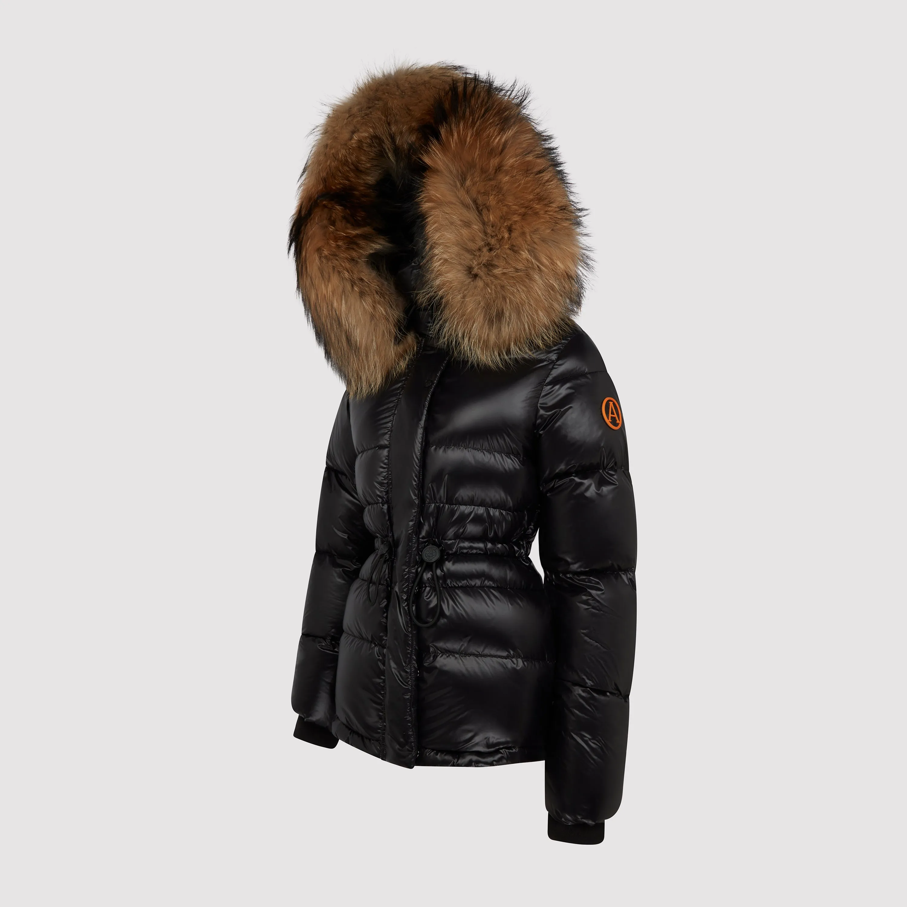 Women's London Puffer with Fur in Black sold by Arctic Army product image thumbnail 2