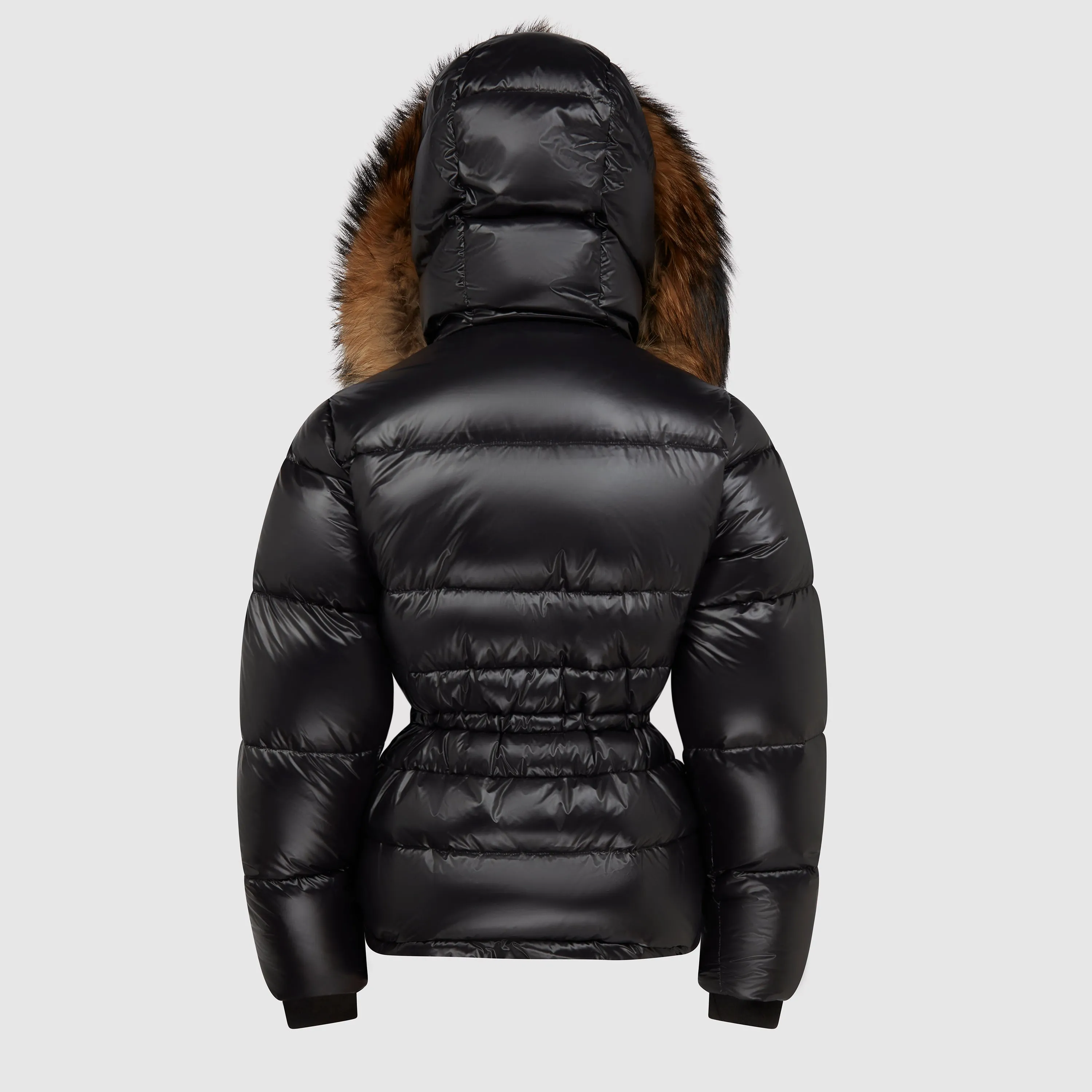 Women's London Puffer with Fur in Black sold by Arctic Army product image thumbnail 3