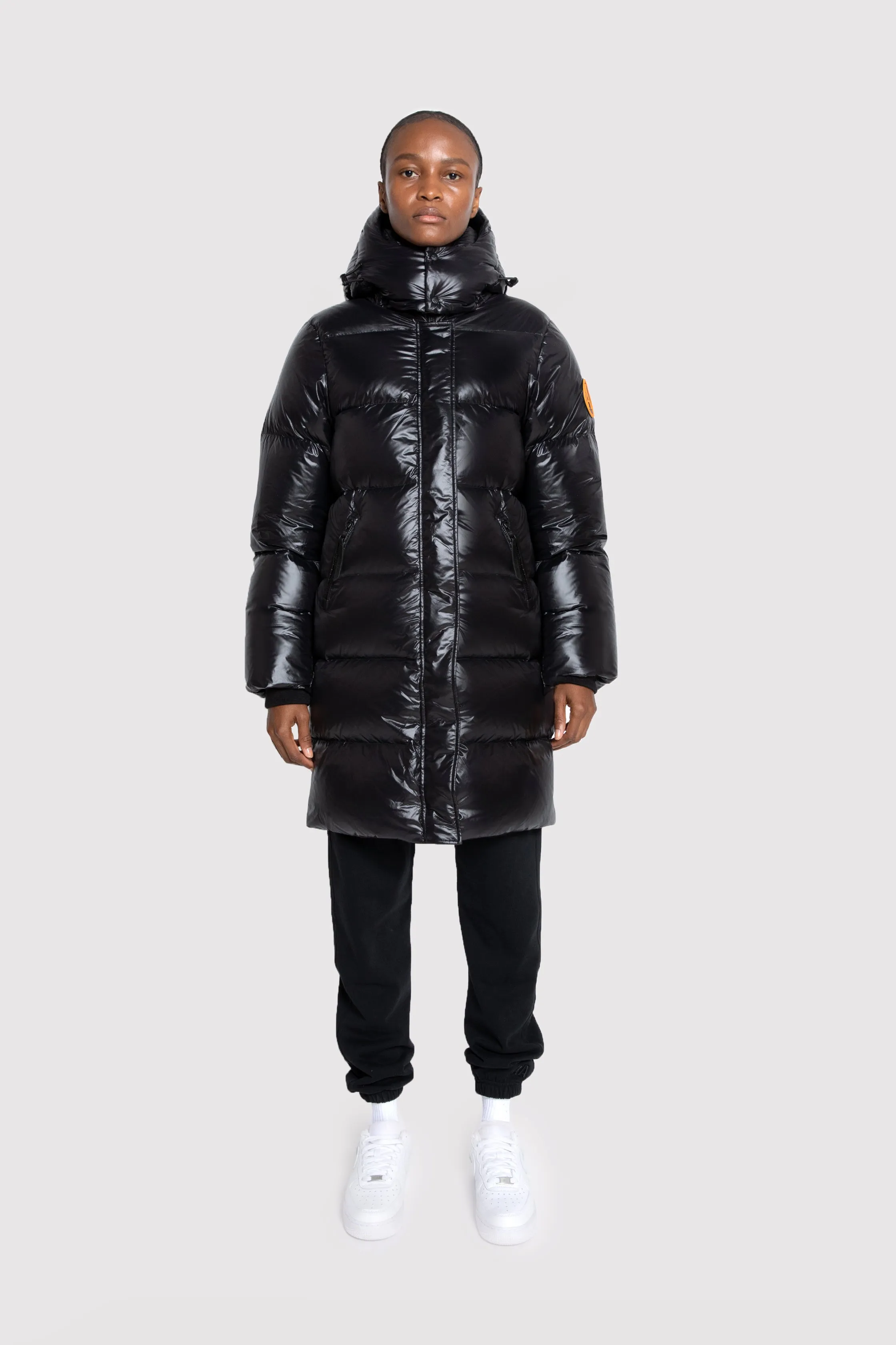 Women's Mid-Length Puffer in Black sold by Arctic Army product image thumbnail 2