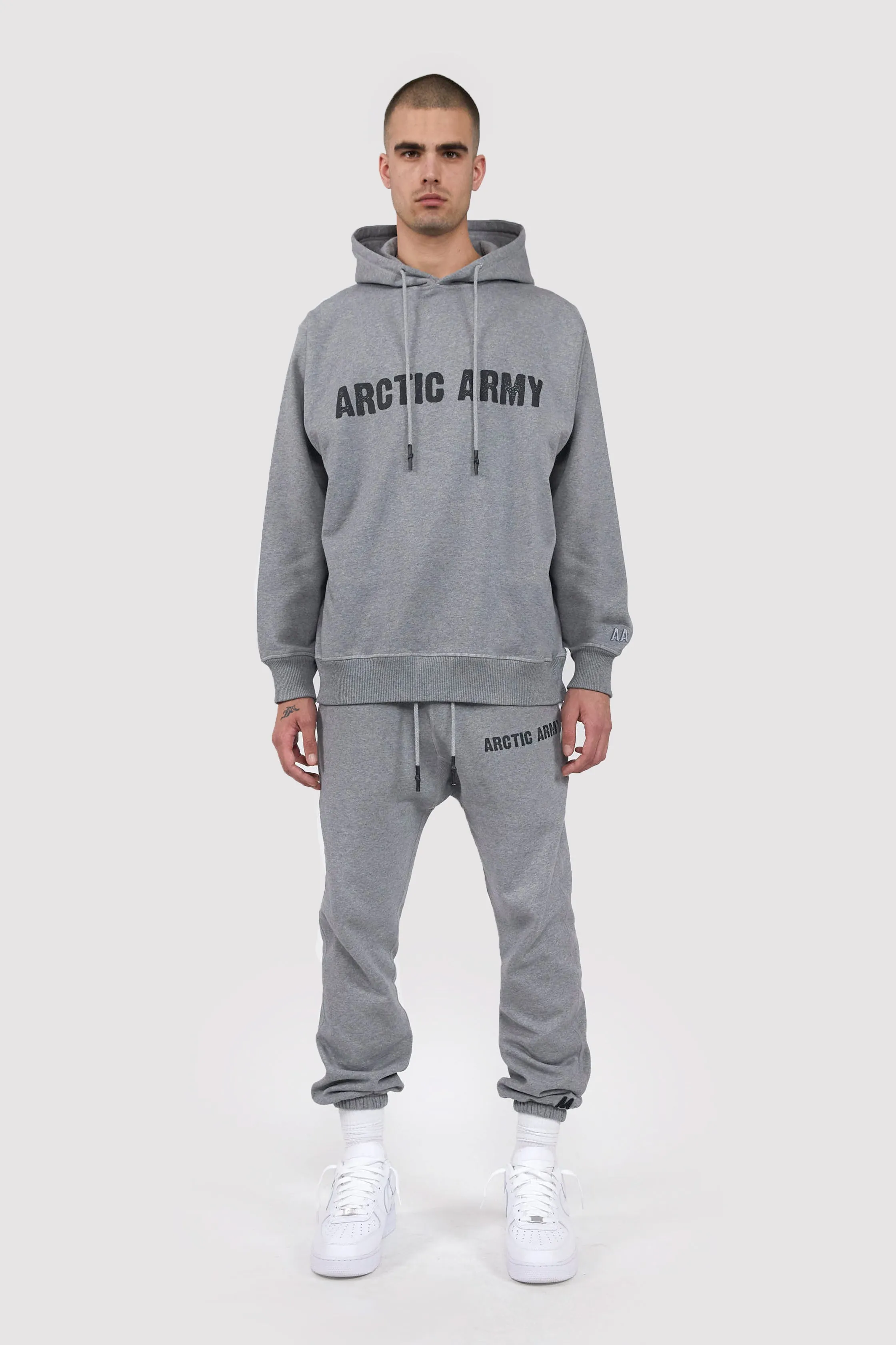 Men's AA Hoodie in Grey sold by Arctic Army product image thumbnail 3