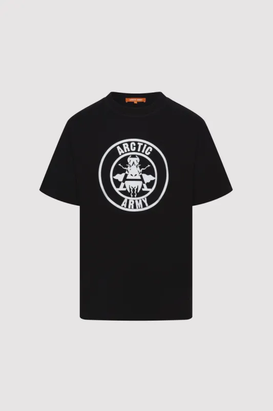 Men's Logo Oversized T-Shirt in Black sold by Arctic Army