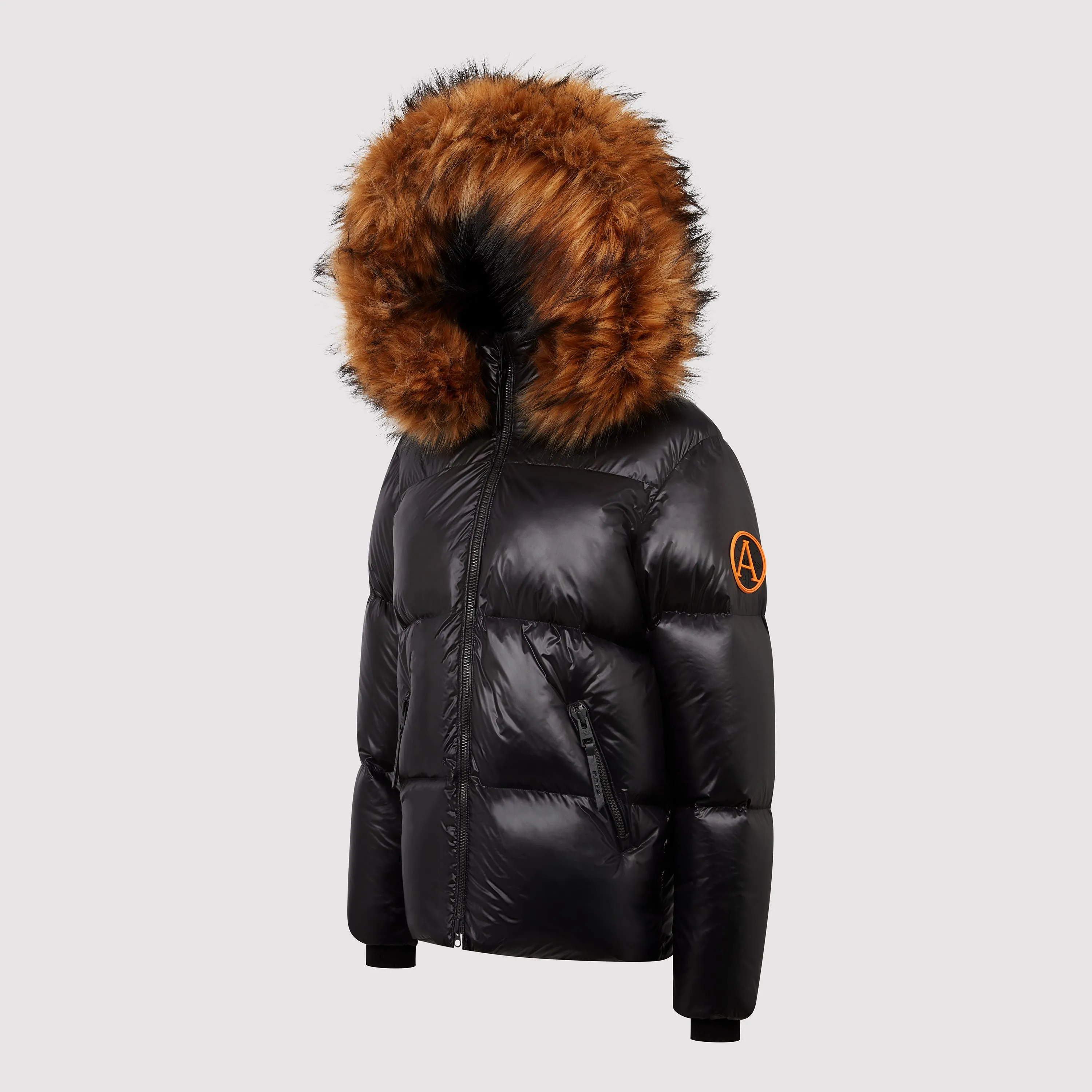 Men's Faux Fur Puffer in Black Natural sold by Arctic Army product image thumbnail 2