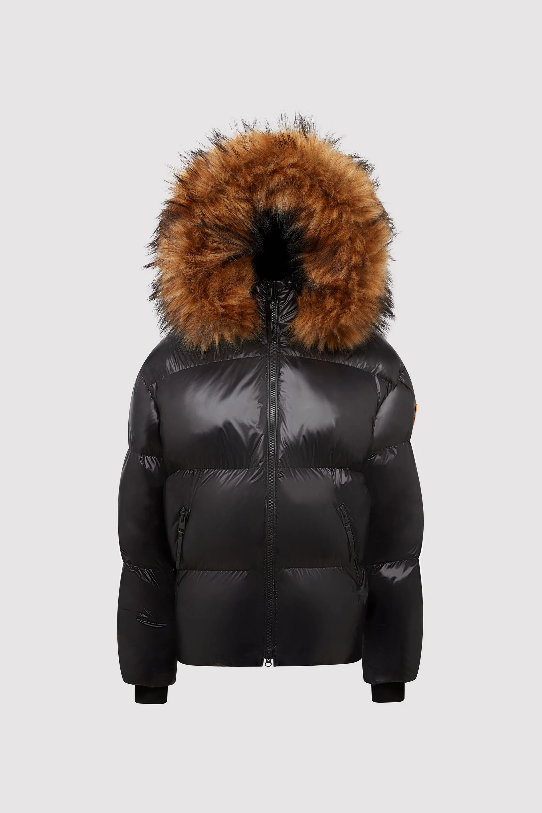 Men's Faux Fur Puffer in Black Natural sold by Arctic Army