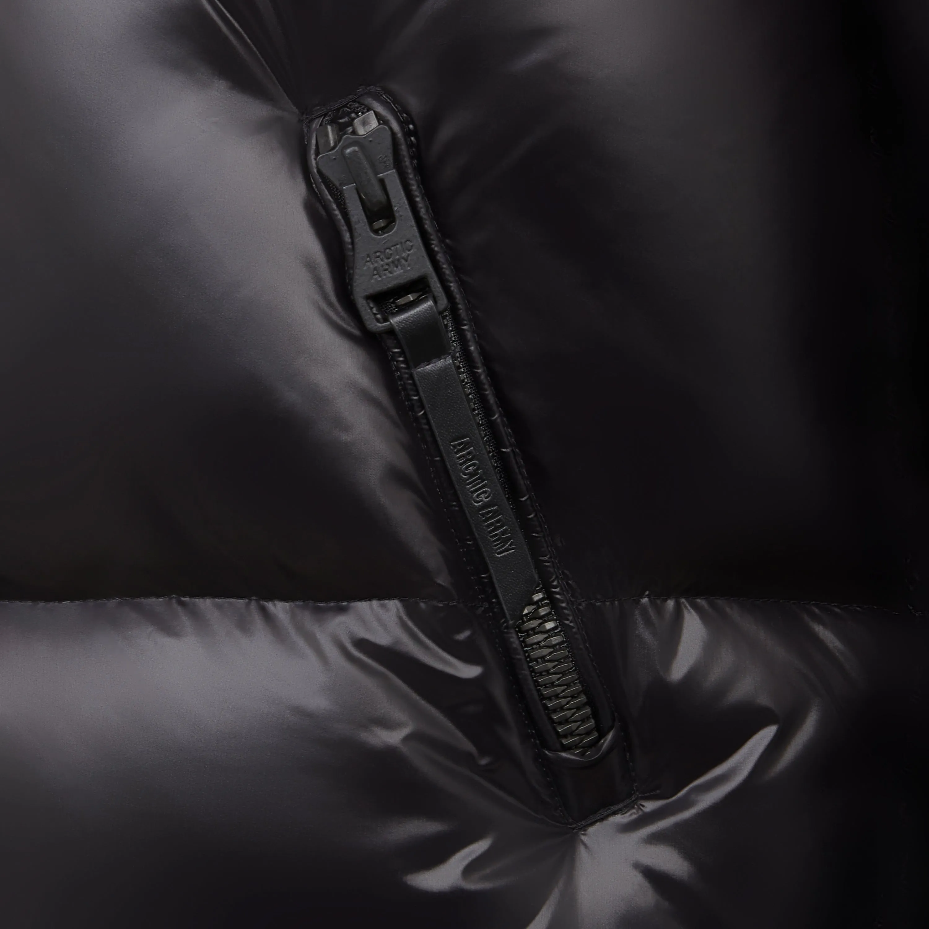 Men's Faux Fur Puffer in Black Natural sold by Arctic Army product image thumbnail 4