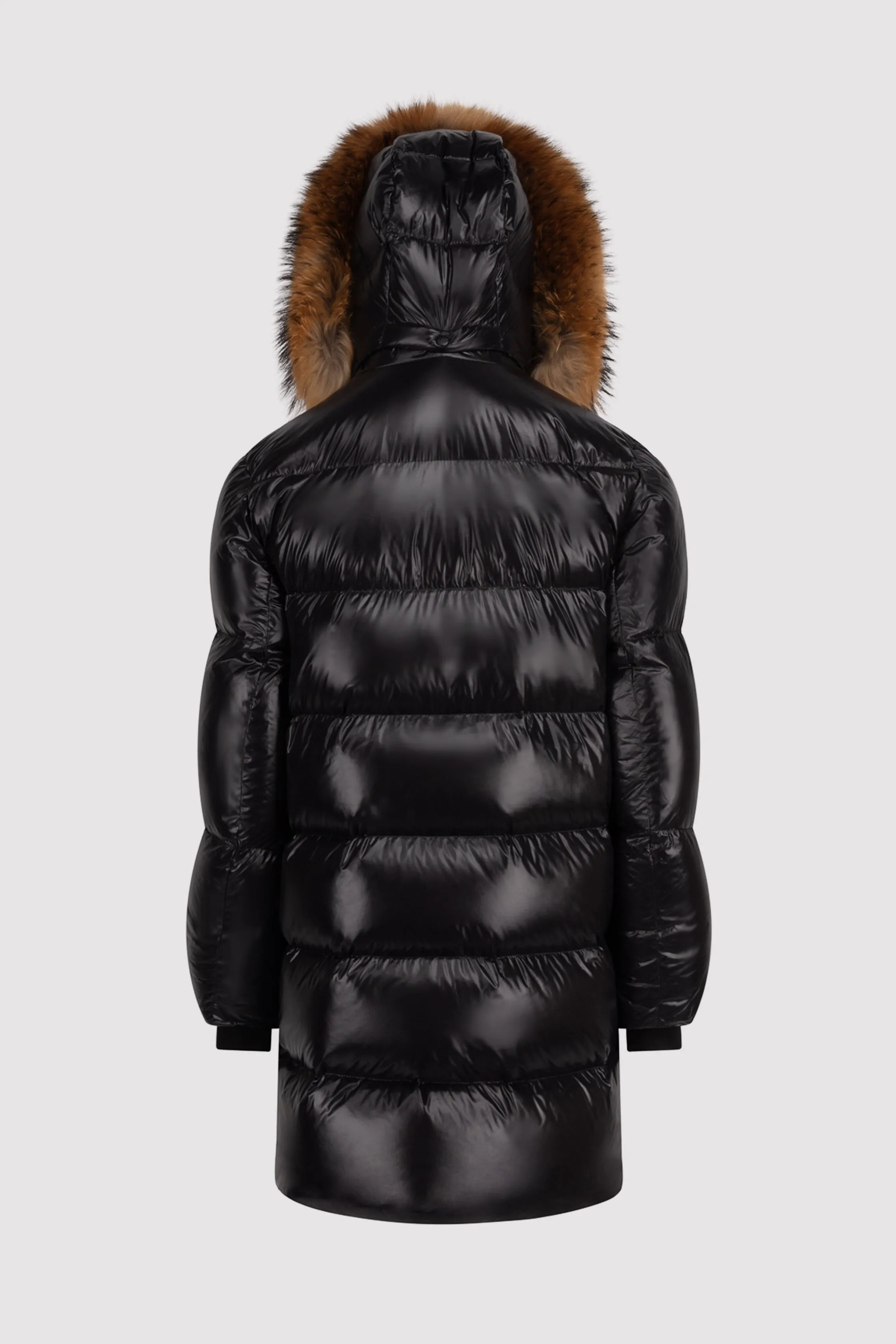 Men's Mid-Length Puffer with Fur in Black sold by Arctic Army product image thumbnail 3