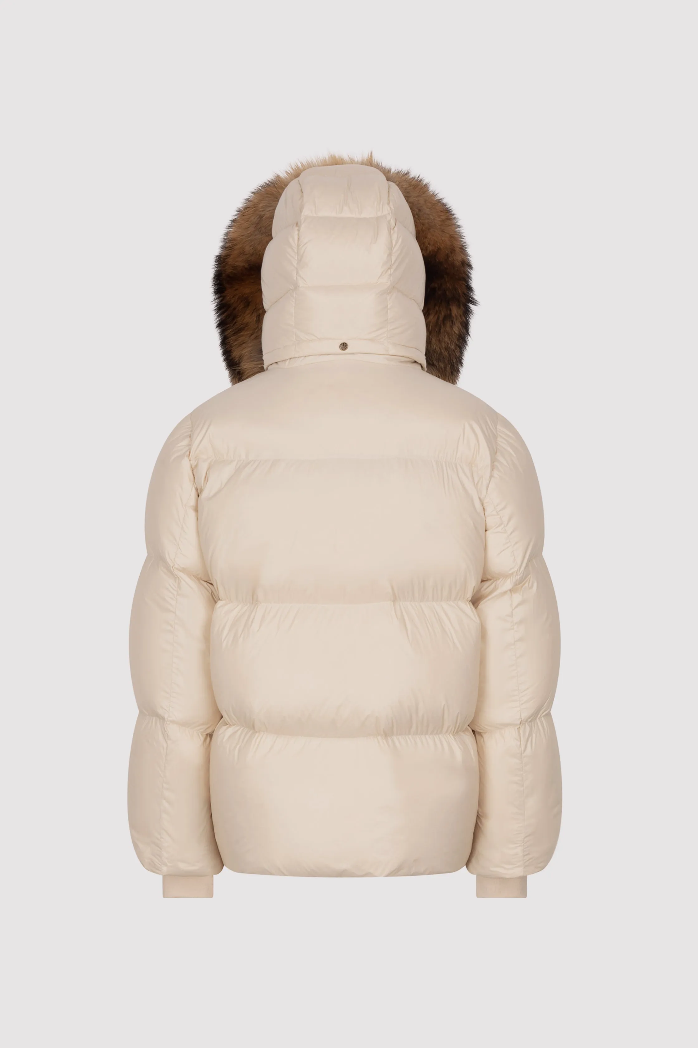 Women's Puffer with Fur in Chalk sold by Arctic Army product image thumbnail 3