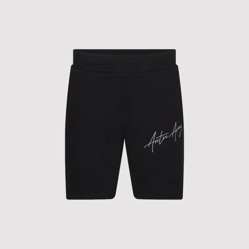 Script Shorts in Black sold by Arctic Army