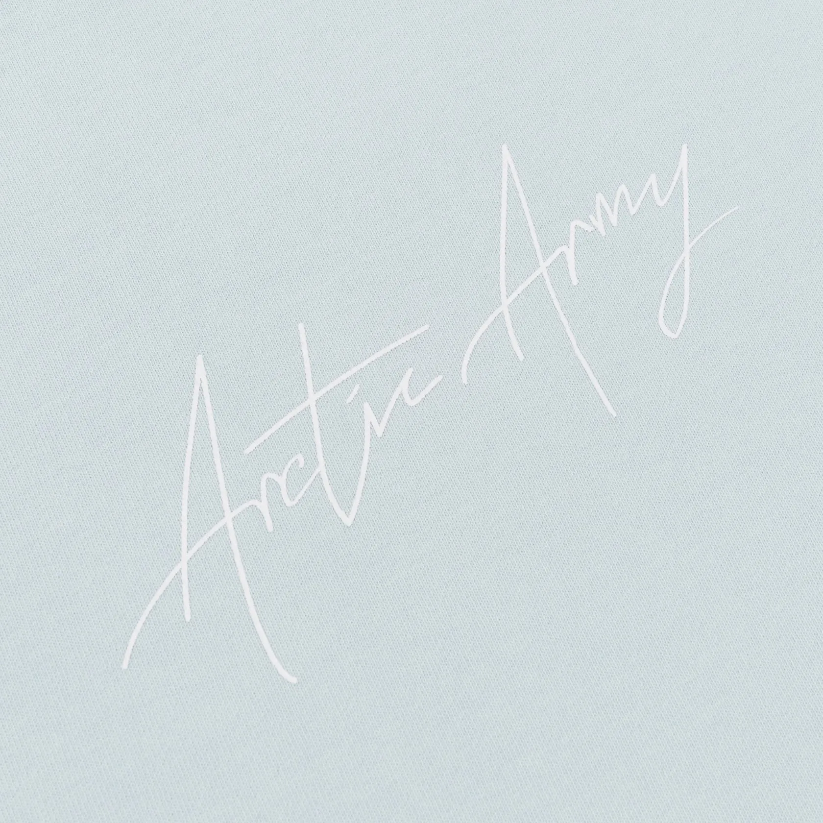 Script T-Shirt in Bleach Blue sold by Arctic Army product image thumbnail 4