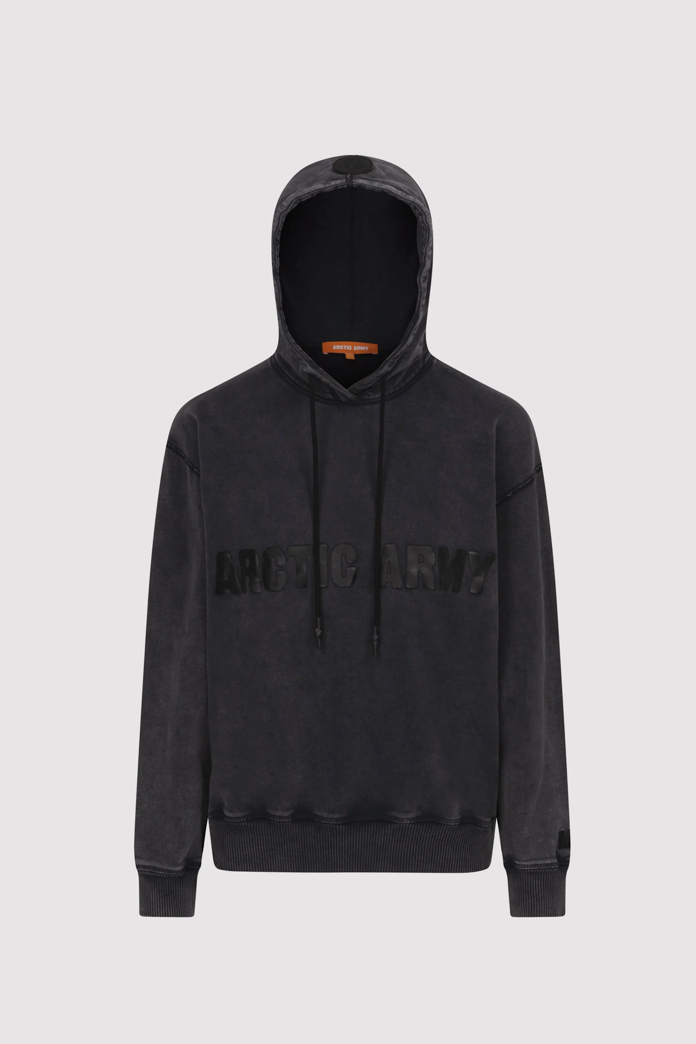 Women's AA Hoodie in Washed Black sold by Arctic Army