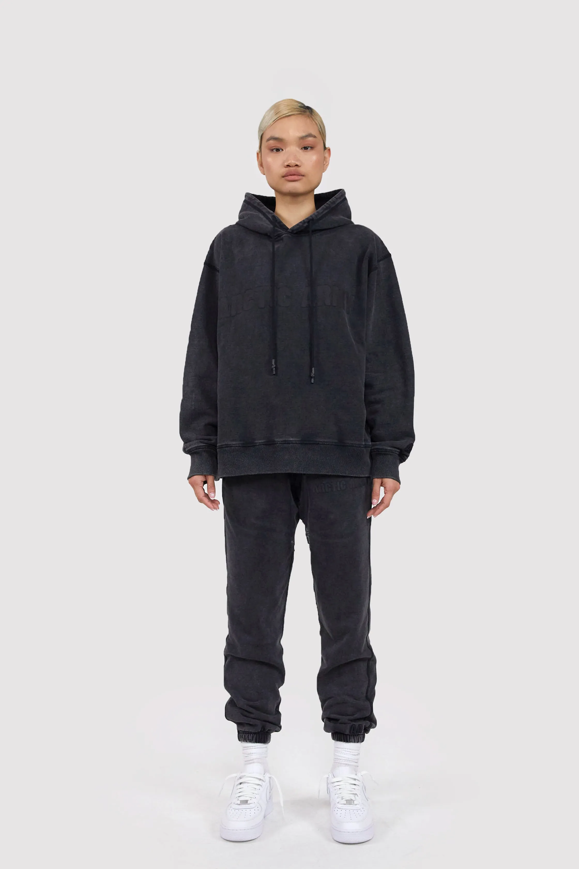 Women's AA Hoodie in Washed Black sold by Arctic Army product image thumbnail 3