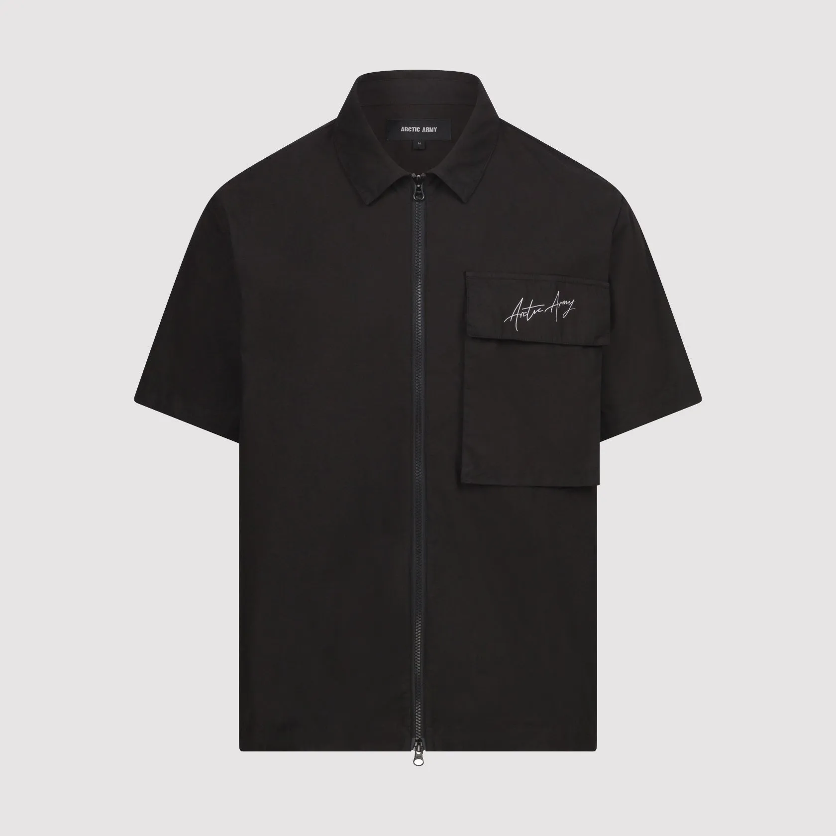 Script Cargo Shirt in Black sold by Arctic Army