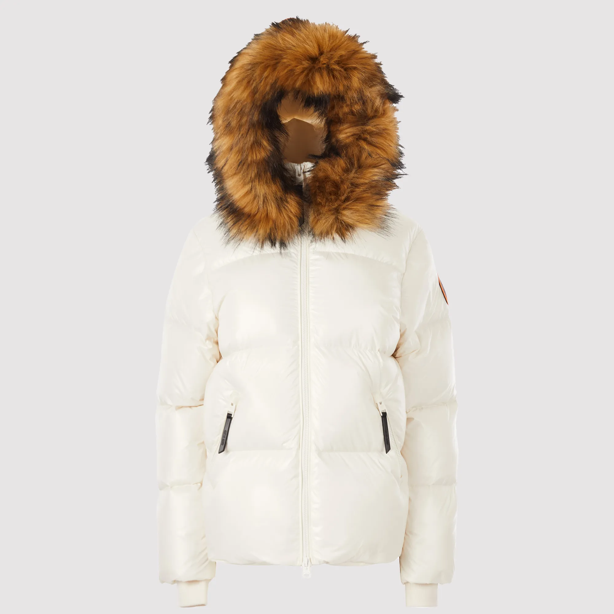 Women's Heavyweight Arctic Puffer Jacket in White sold by Arctic Army