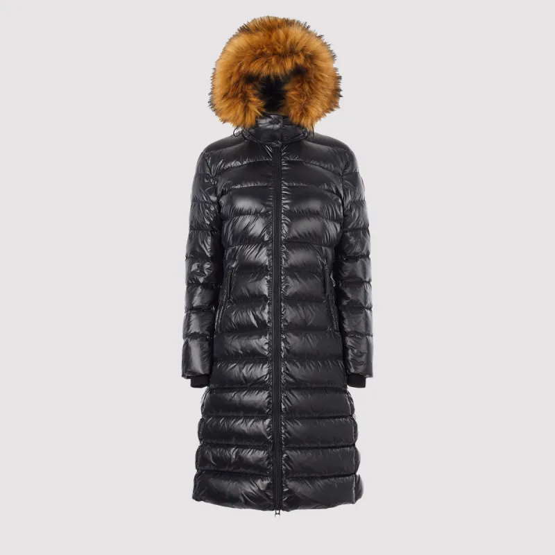 Women's Heavyweight Arctic Long Puffer Jacket in Black sold by Arctic Army