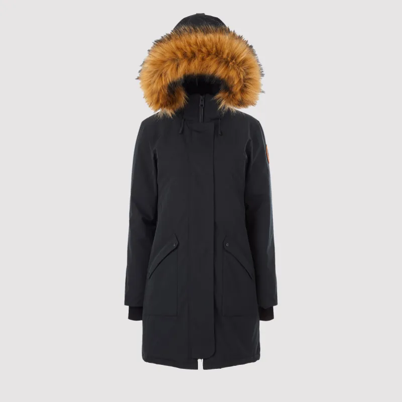 Women's Arctic Parka Jacket in Black sold by Arctic Army