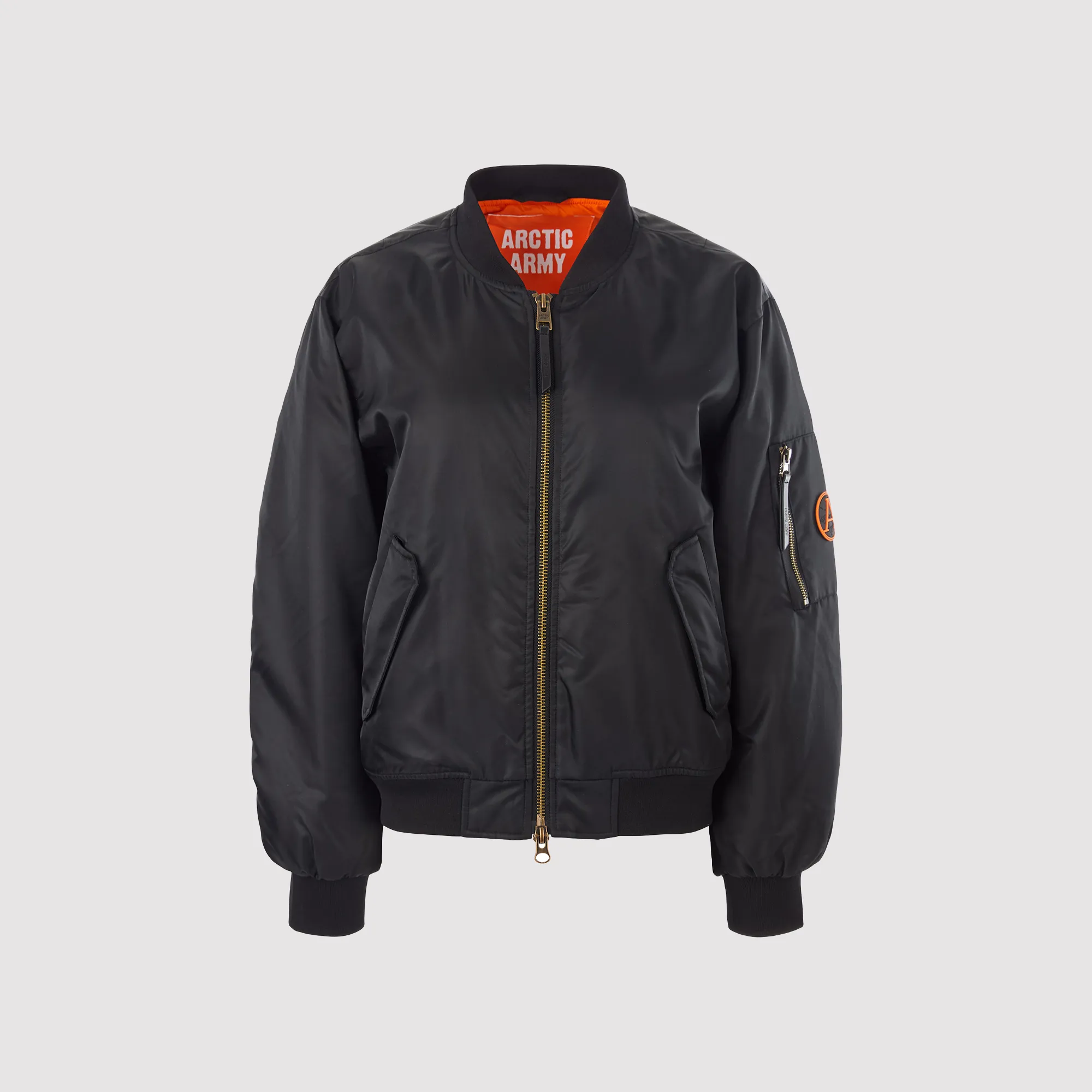 Midweight Arctic Bomber Jacket in Black sold by Arctic Army