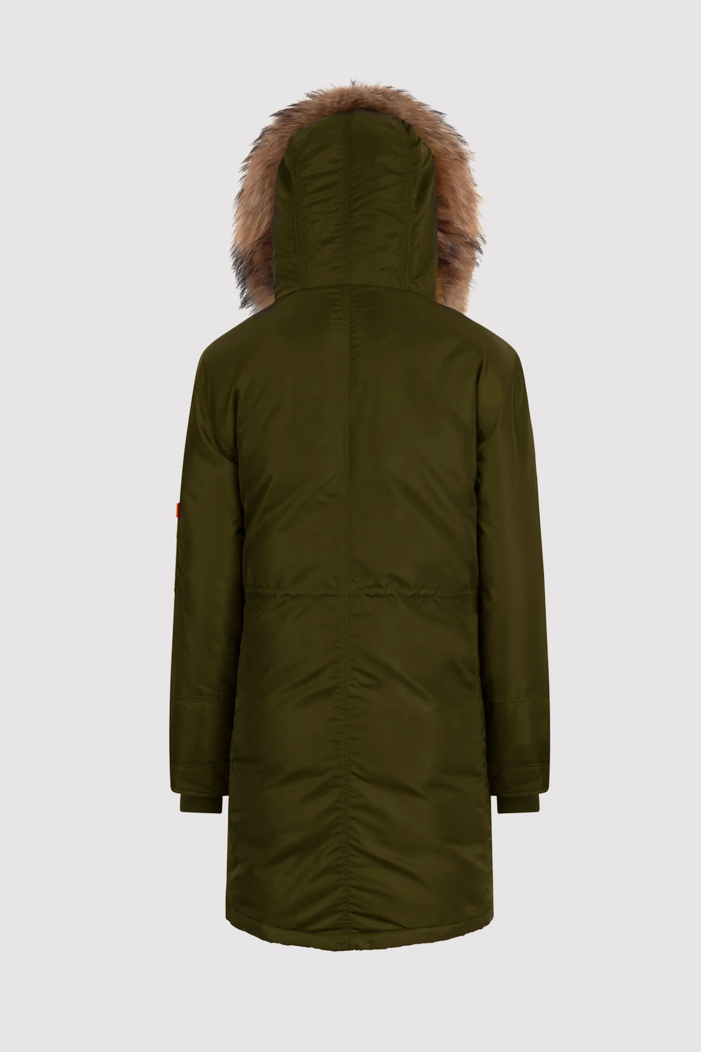 Women's Parka with Fur in Khaki sold by Arctic Army product image thumbnail 2