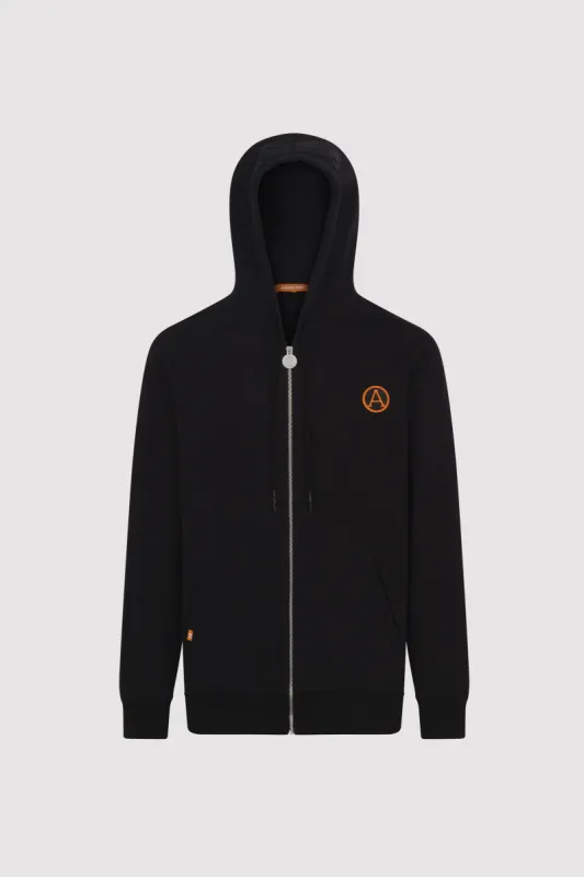 Men's Badge Hoodie in Black sold by Arctic Army