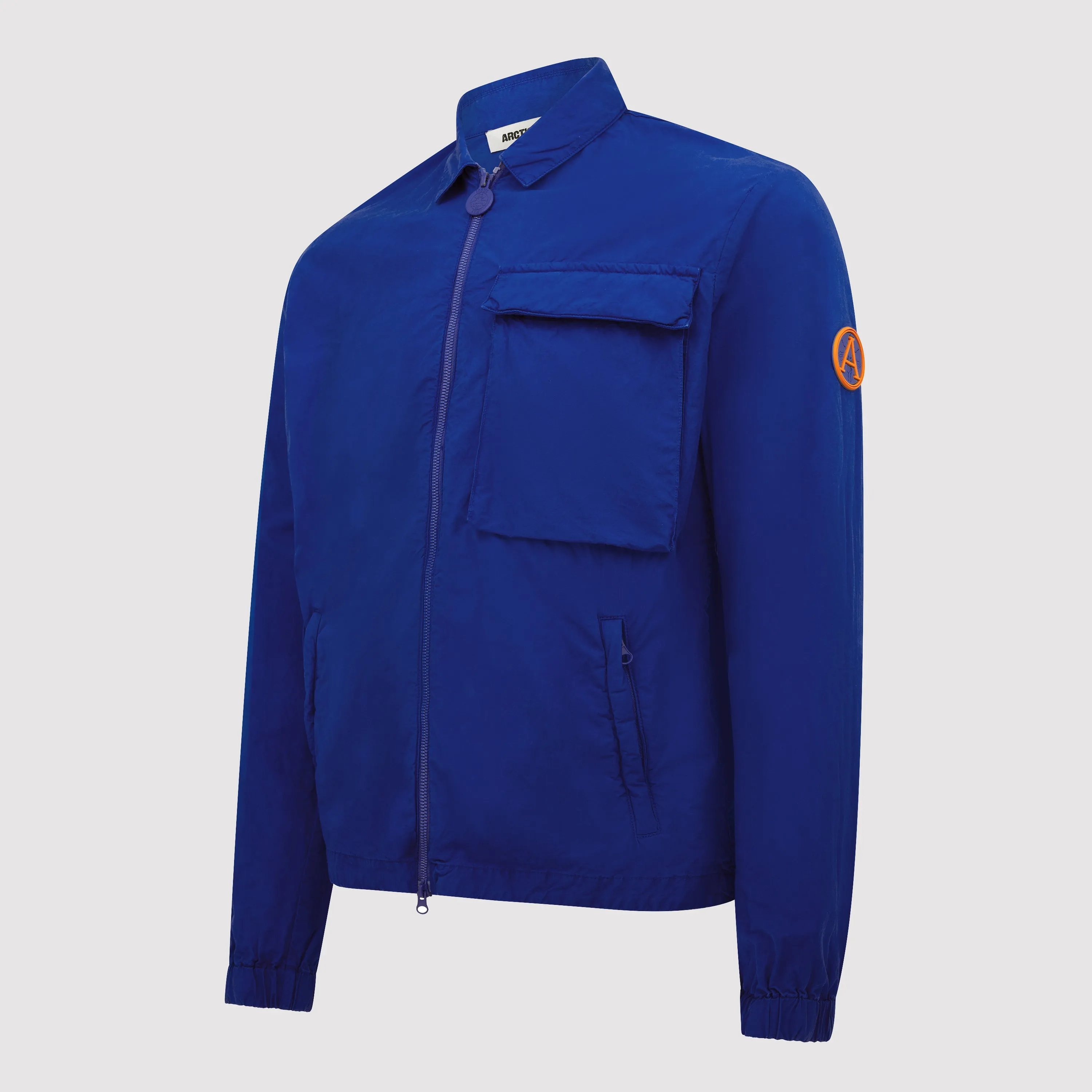 Men's Cargo Pocket LS Shirt in Washed Cobalt Blue sold by Arctic Army product image thumbnail 2