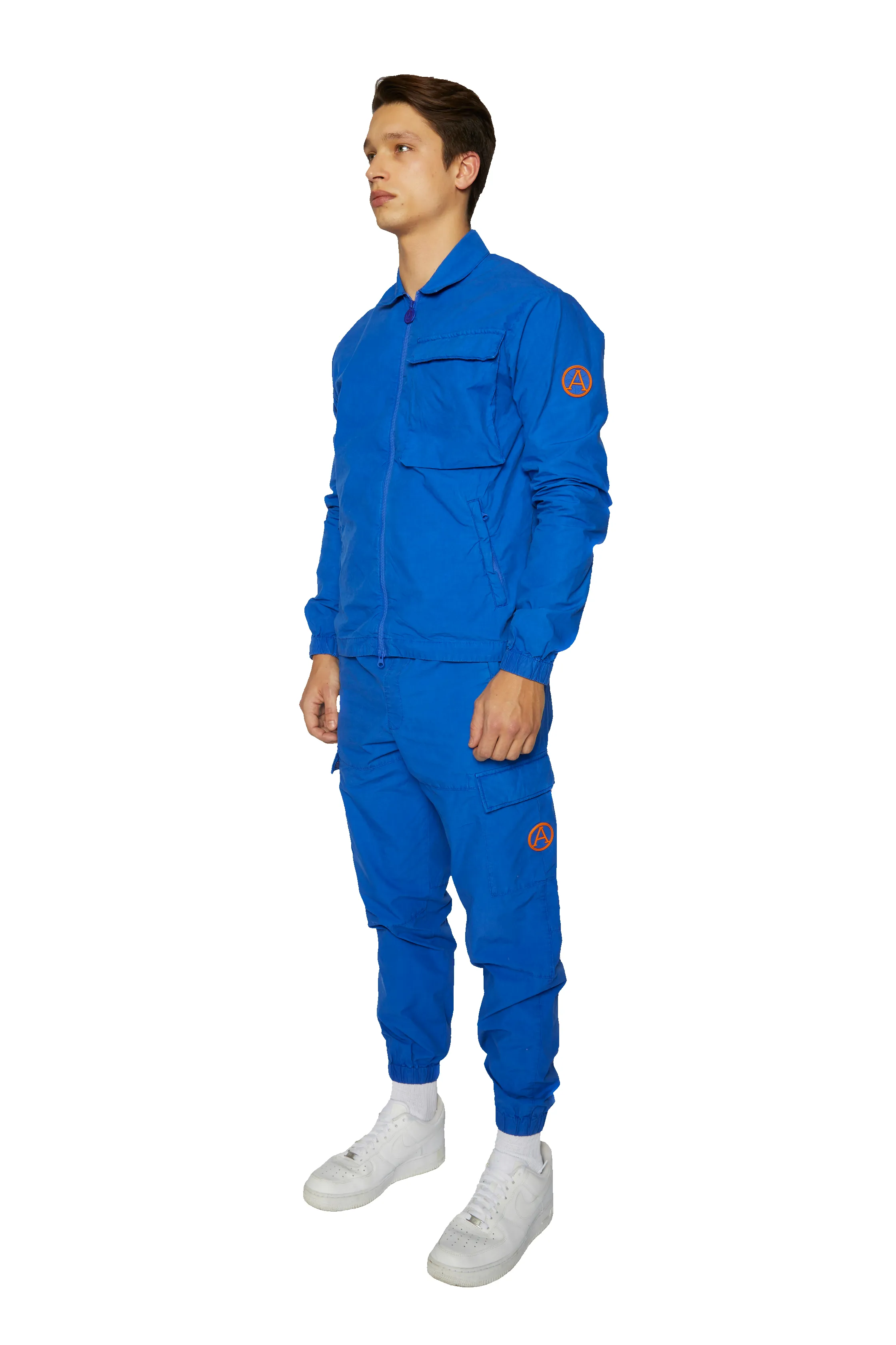 Men's Cargo Pocket LS Shirt in Washed Cobalt Blue sold by Arctic Army product image thumbnail 5