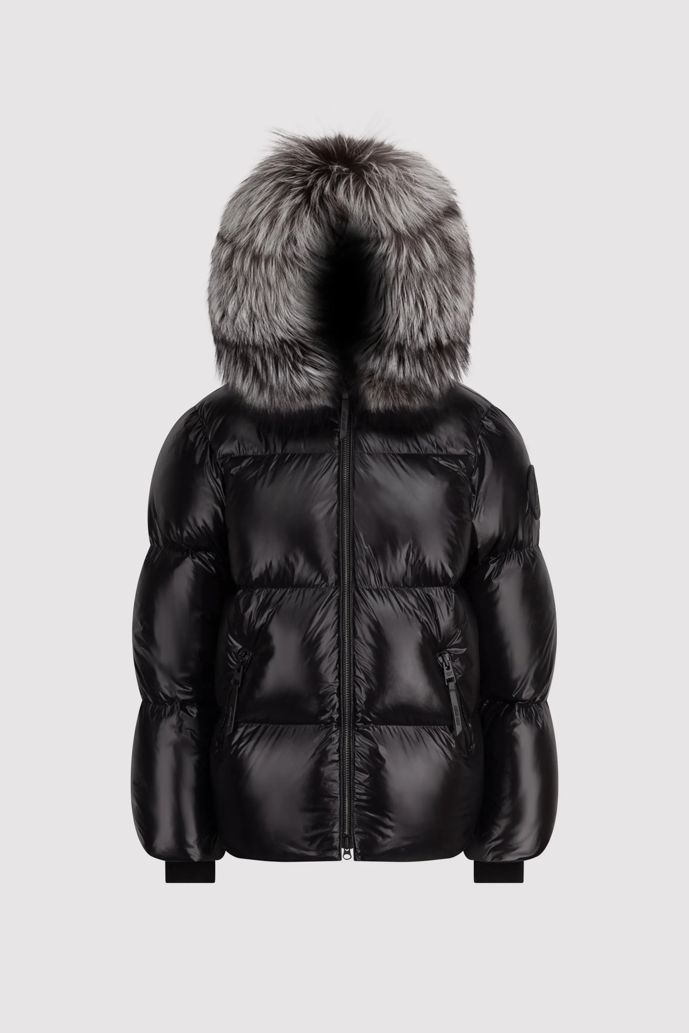 Women's Black Edition Puffer with Fur in Black sold by Arctic Army
