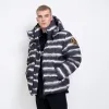 Men's Chinchilla Print Puffer in Black sold by Arctic Army