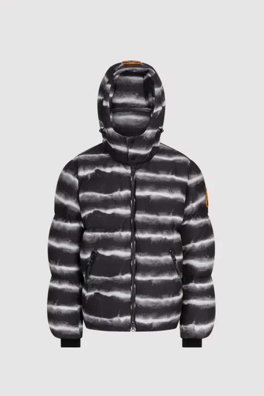 Men's Chinchilla Print Puffer in Black sold by Arctic Army