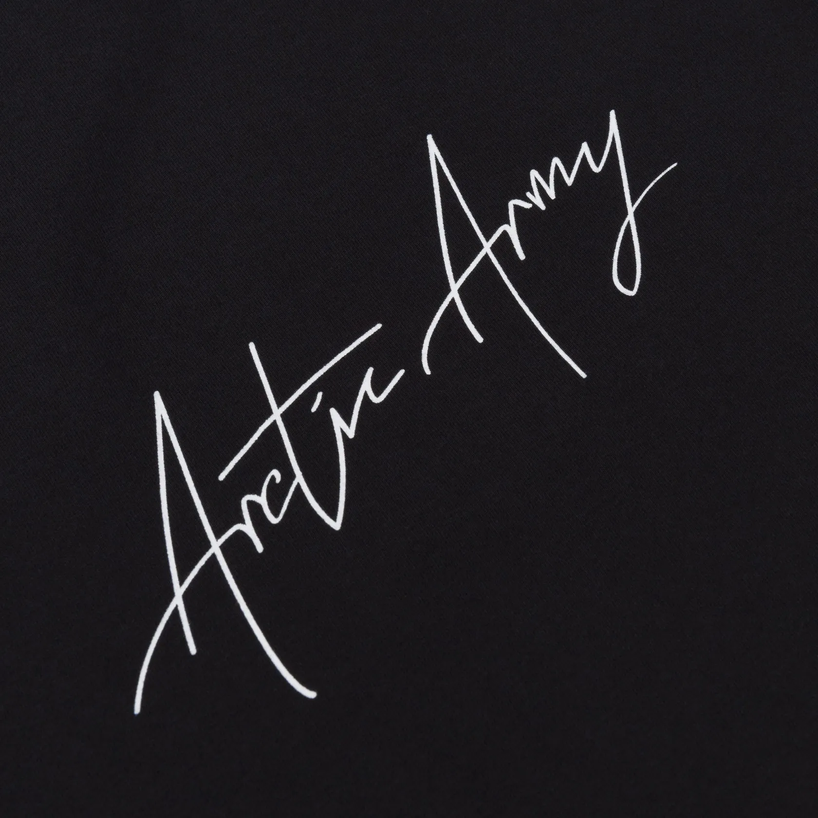 Script T-Shirt in Black sold by Arctic Army product image thumbnail 4
