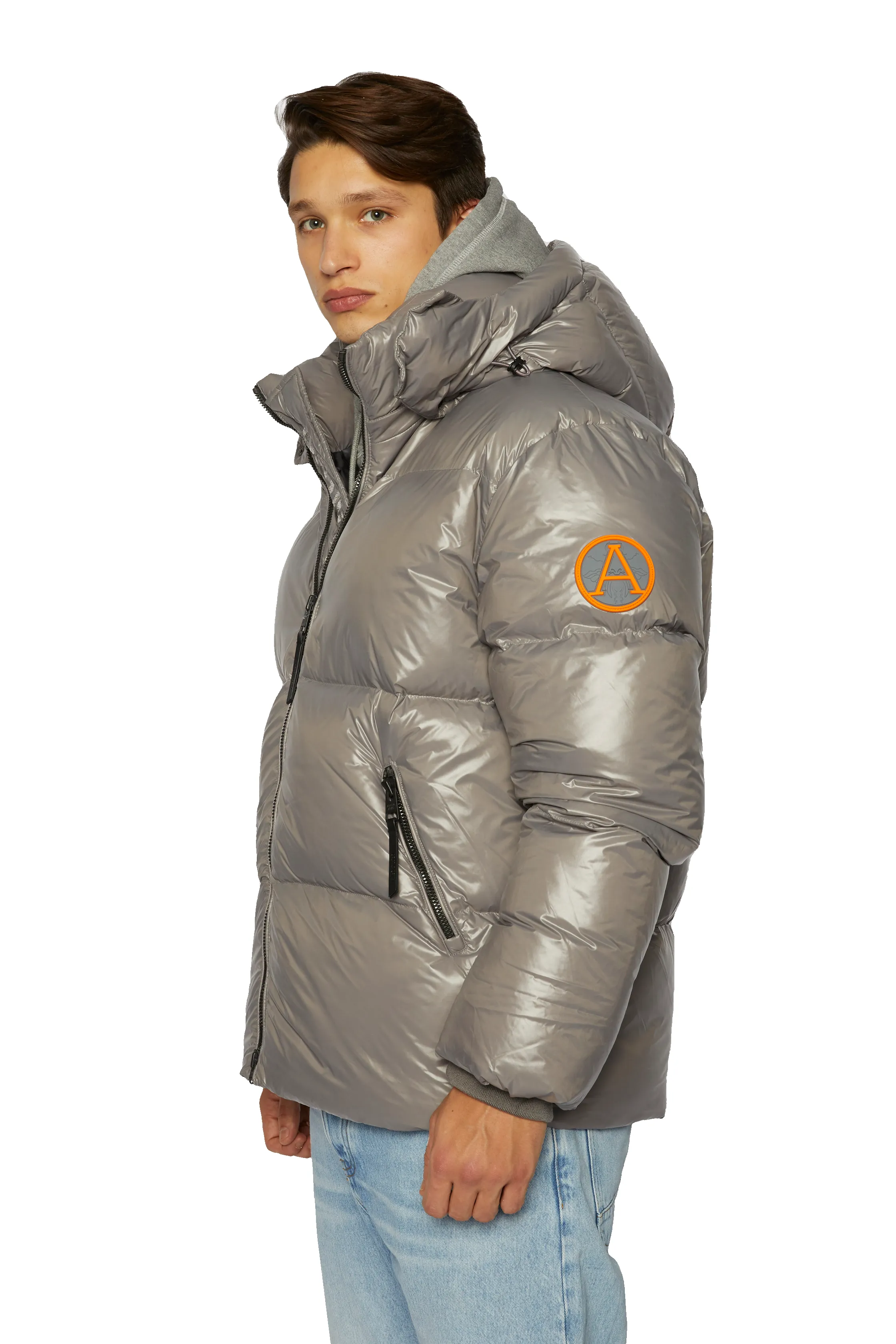 Men's Puffer in Grey sold by Arctic Army product image thumbnail 4