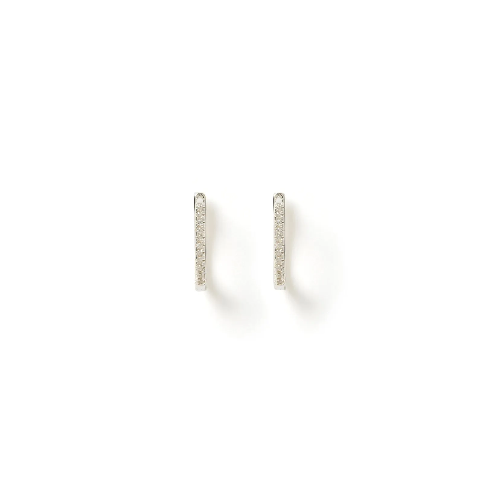 Eloise Silver and Zircon Earrings sold by Arms Of Eve product image thumbnail 3