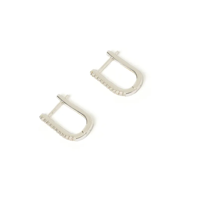 Eloise Silver and Zircon Earrings sold by Arms Of Eve