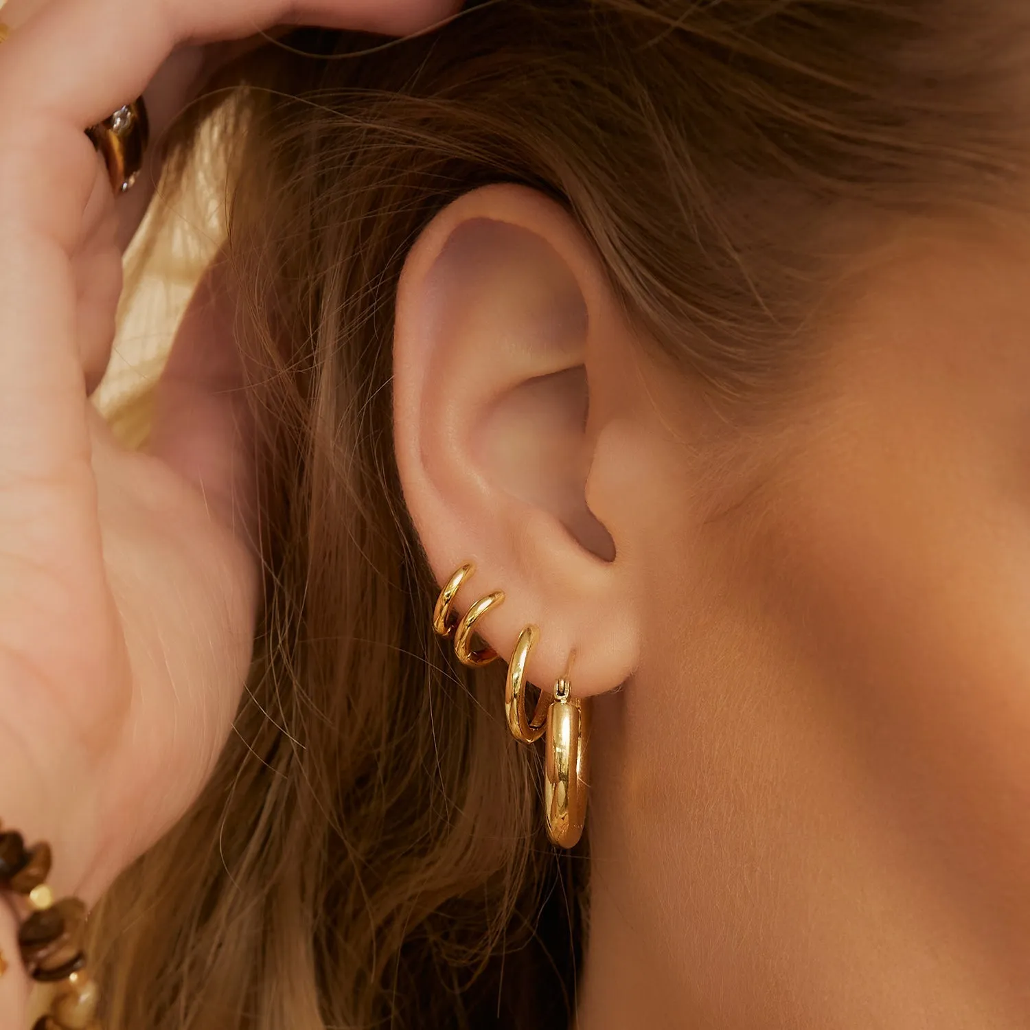 Circle Earring Stack sold by Arms Of Eve product image thumbnail 3