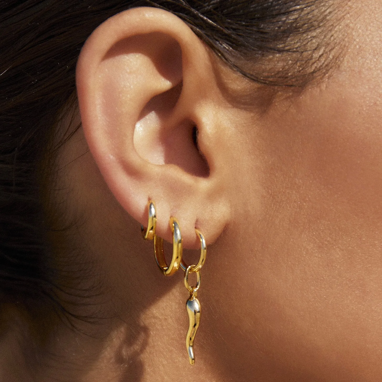 Circle Earring Stack sold by Arms Of Eve product image thumbnail 4