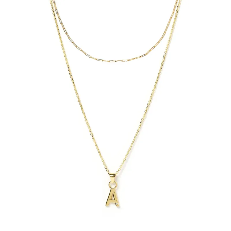 Alphabet Necklace Stack sold by Arms Of Eve