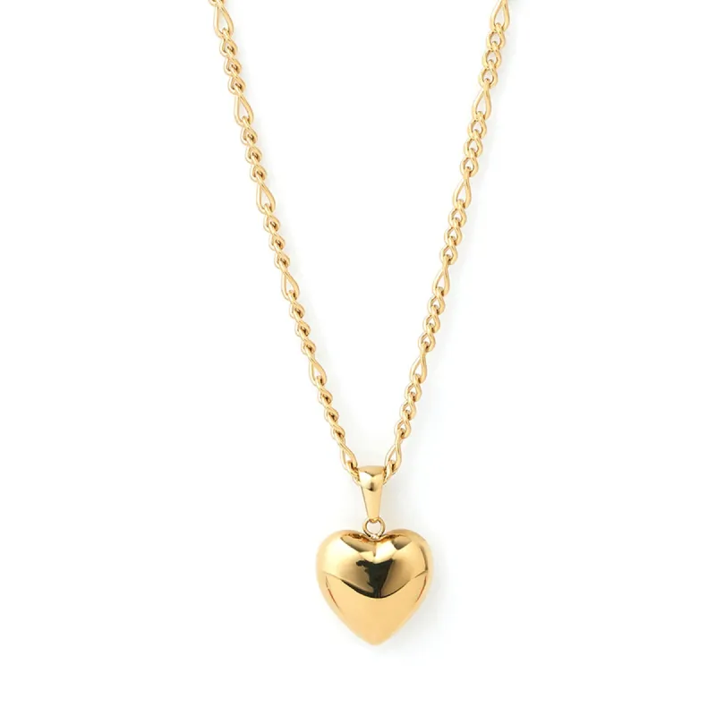 Rose Heart Necklace - Gold sold by Arms Of Eve