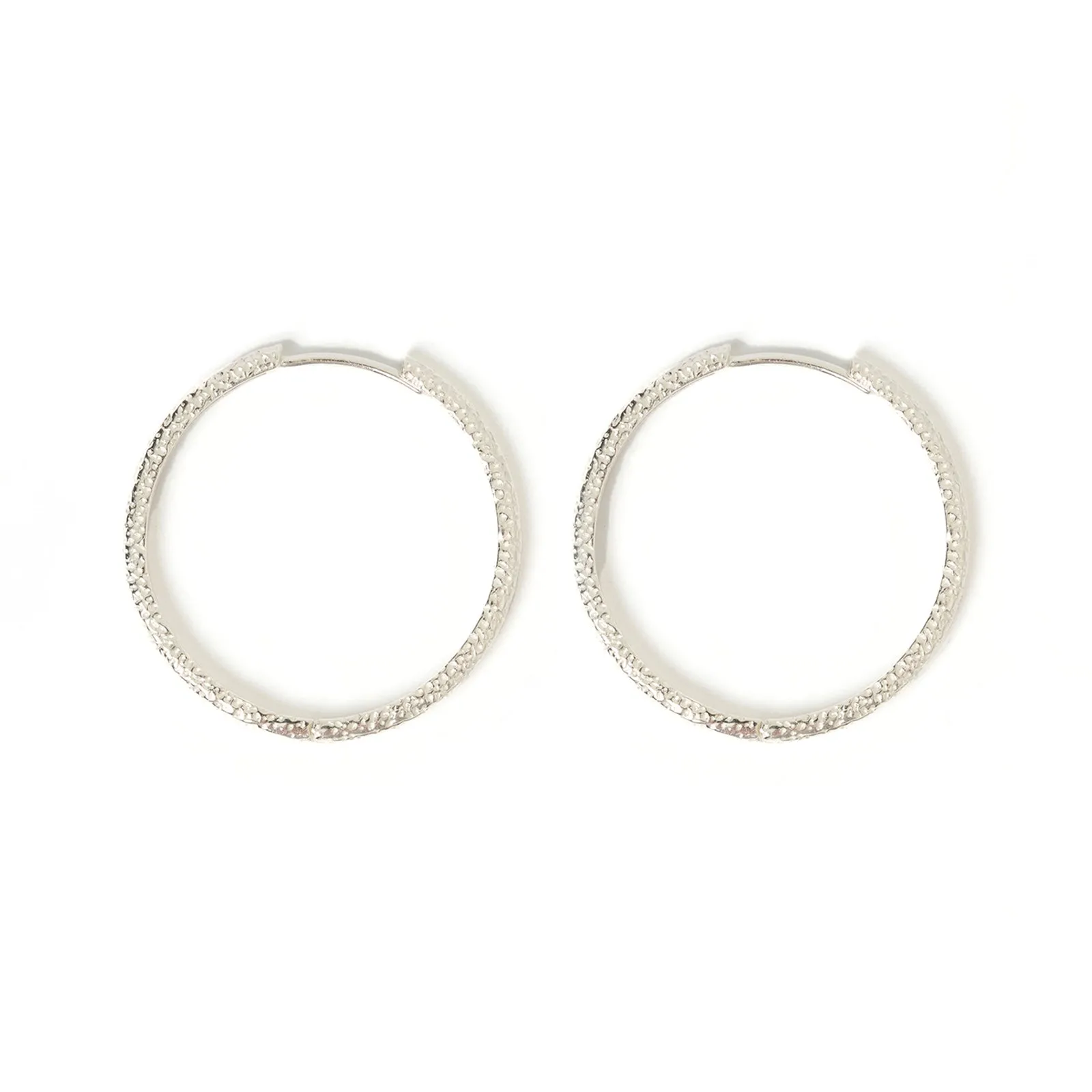 Sebastian Silver Hoop Earrings sold by Arms Of Eve