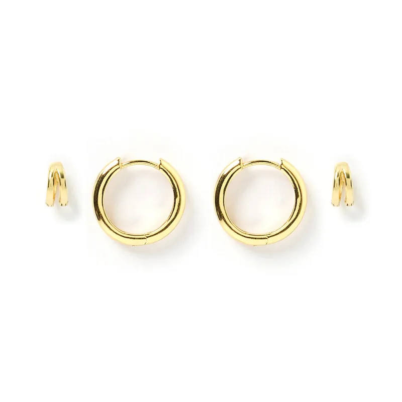 Jeanette Earring Stack - Gold sold by Arms Of Eve