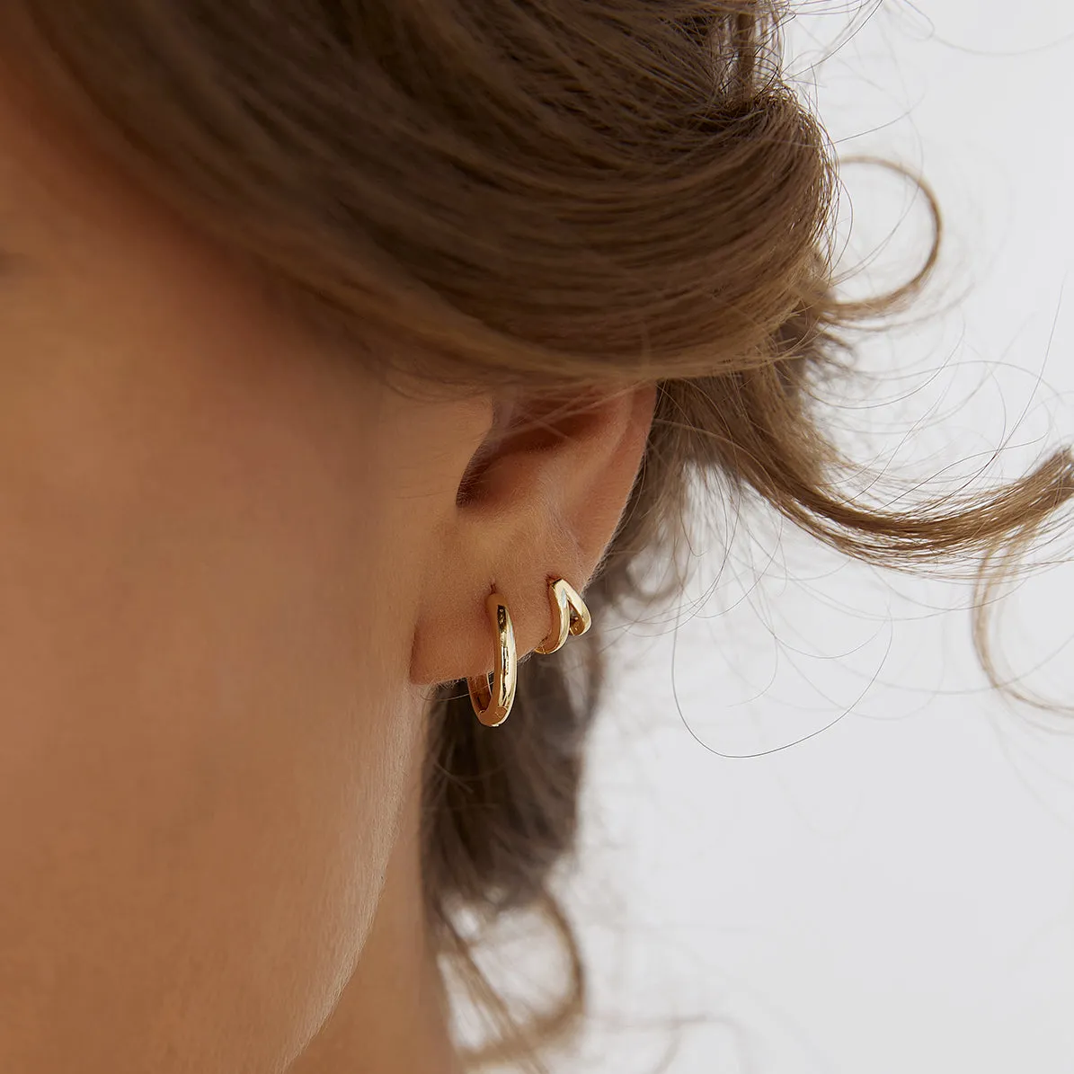 Jeanette Earring Stack - Gold sold by Arms Of Eve product image thumbnail 3