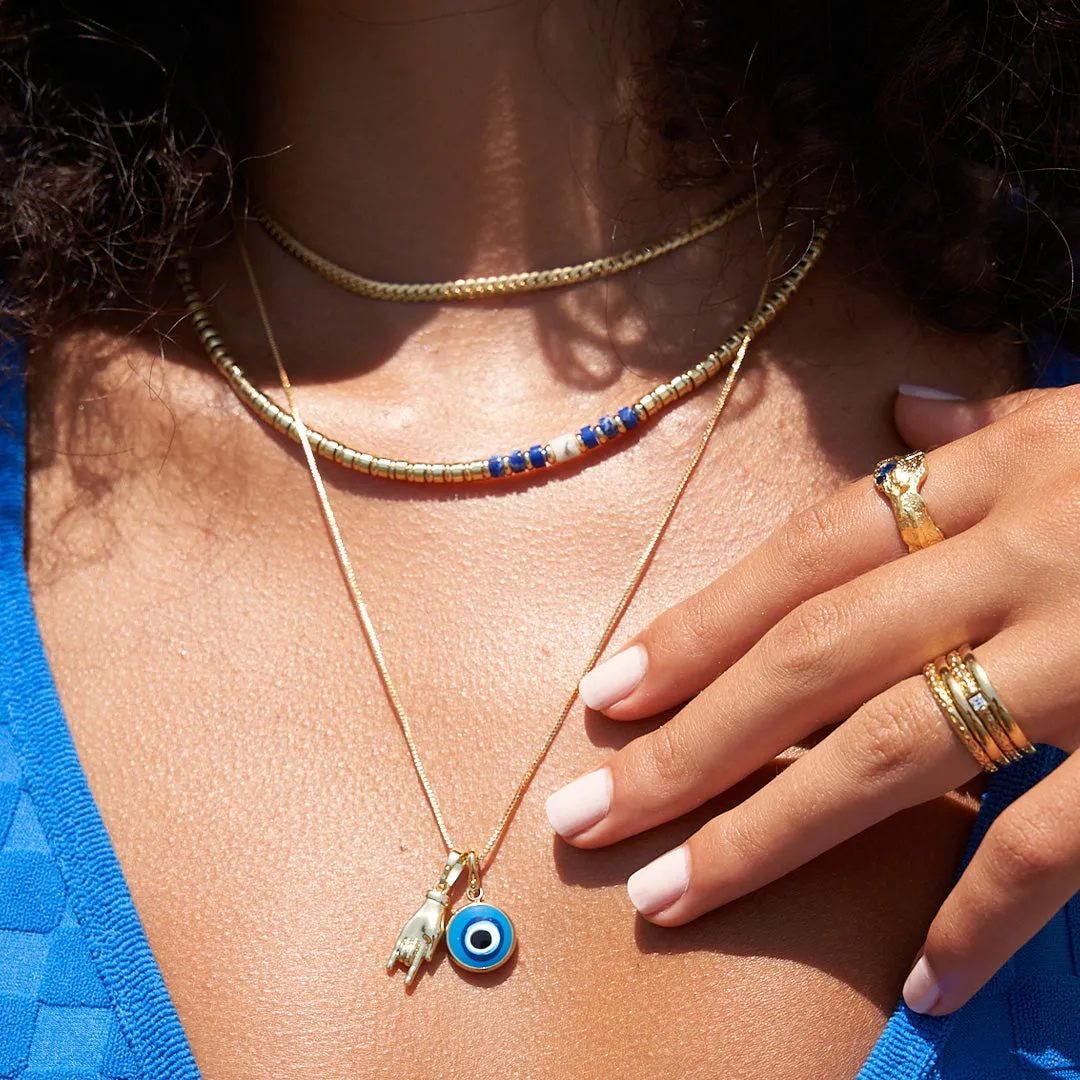 Senses Charm Combo Necklace sold by Arms Of Eve product image thumbnail 2