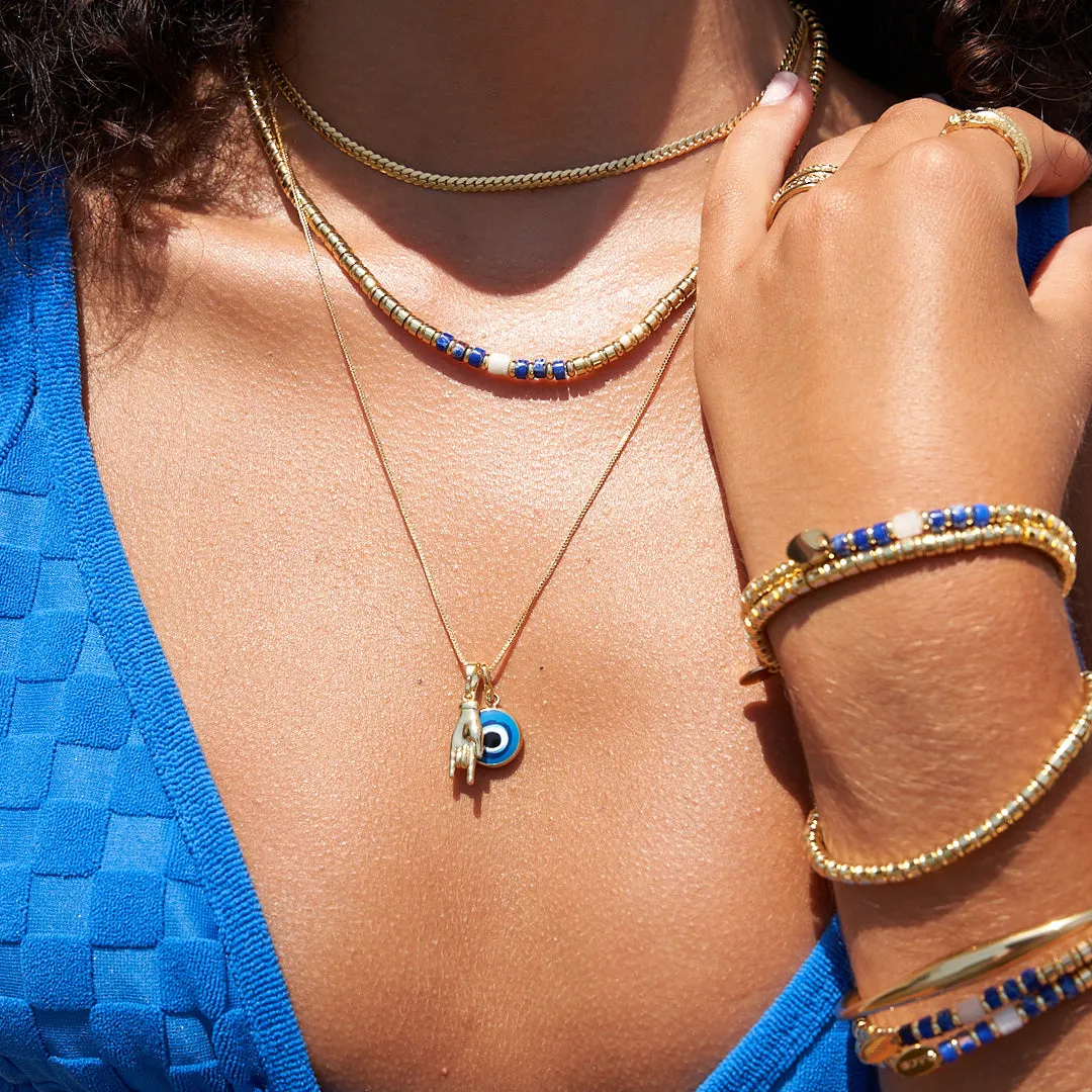 Senses Charm Combo Necklace sold by Arms Of Eve product image thumbnail 4