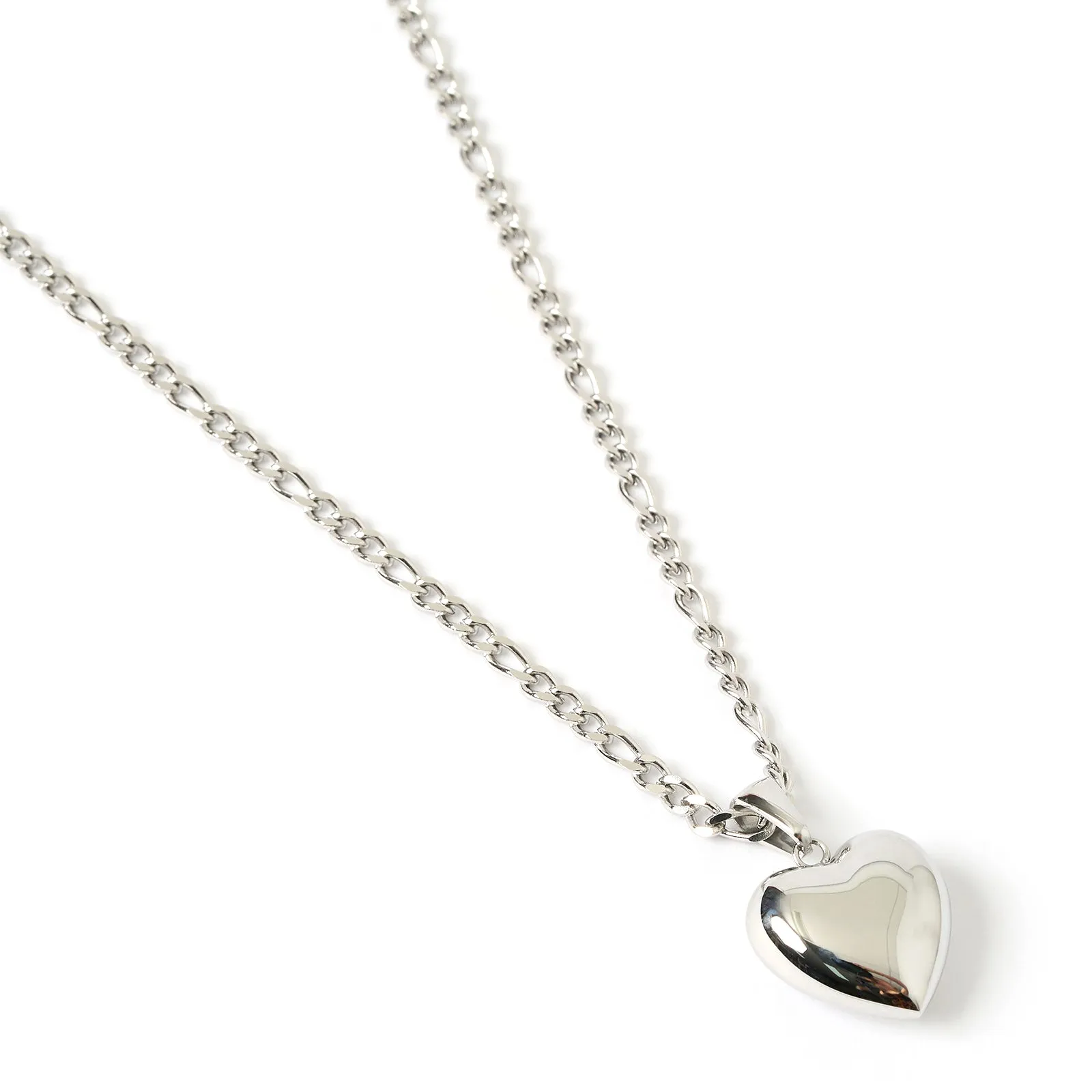 Rose Heart Necklace - Silver sold by Arms Of Eve product image thumbnail 4