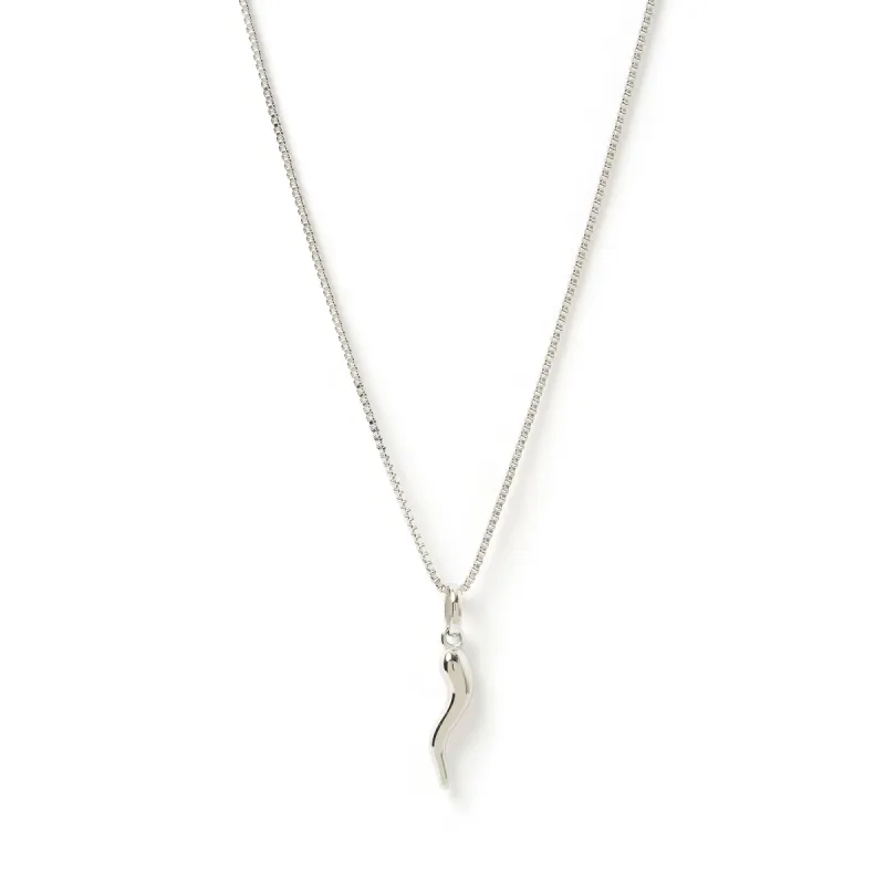 Cornicello Silver Charm Necklace sold by Arms Of Eve