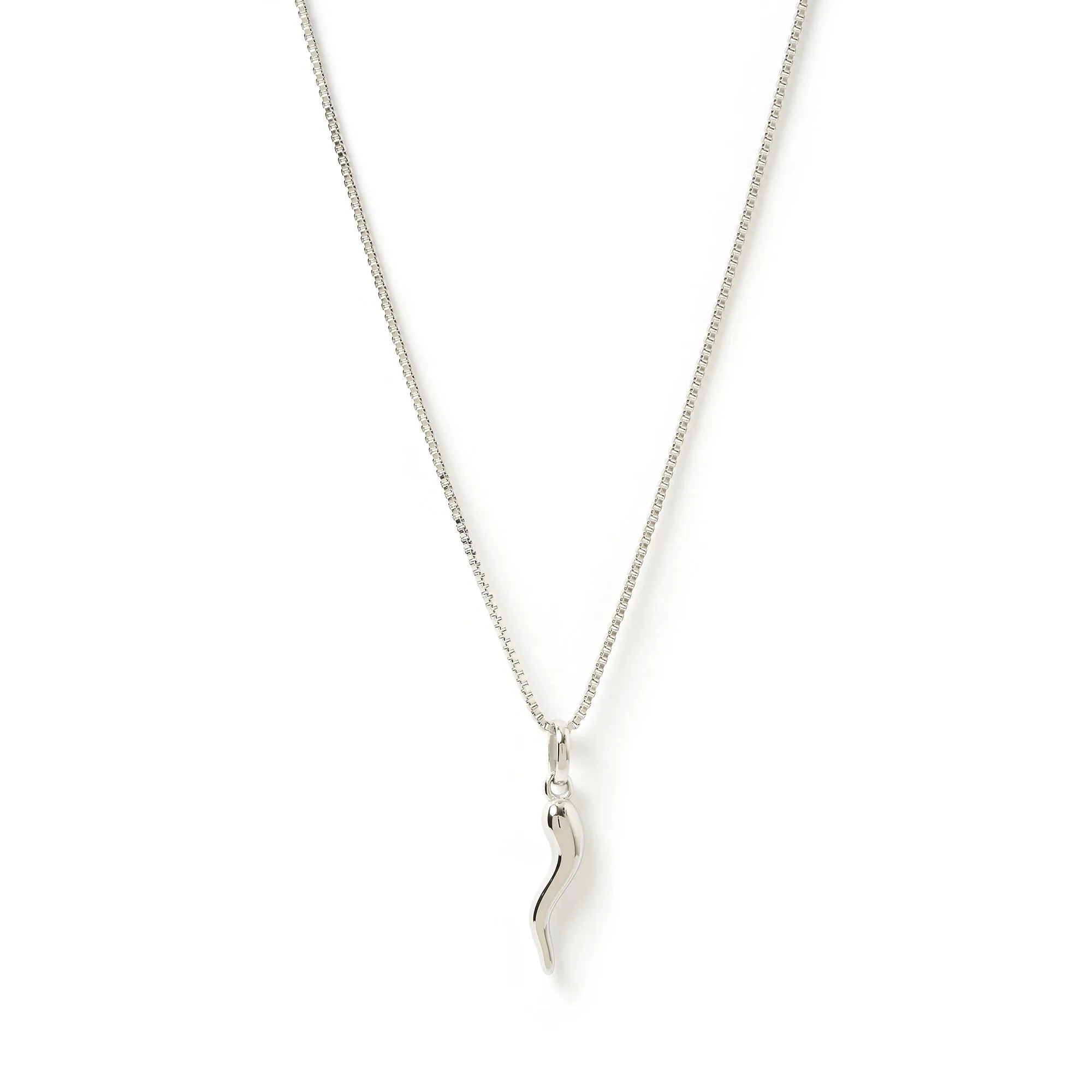 Cornicello Silver Charm Necklace sold by Arms Of Eve