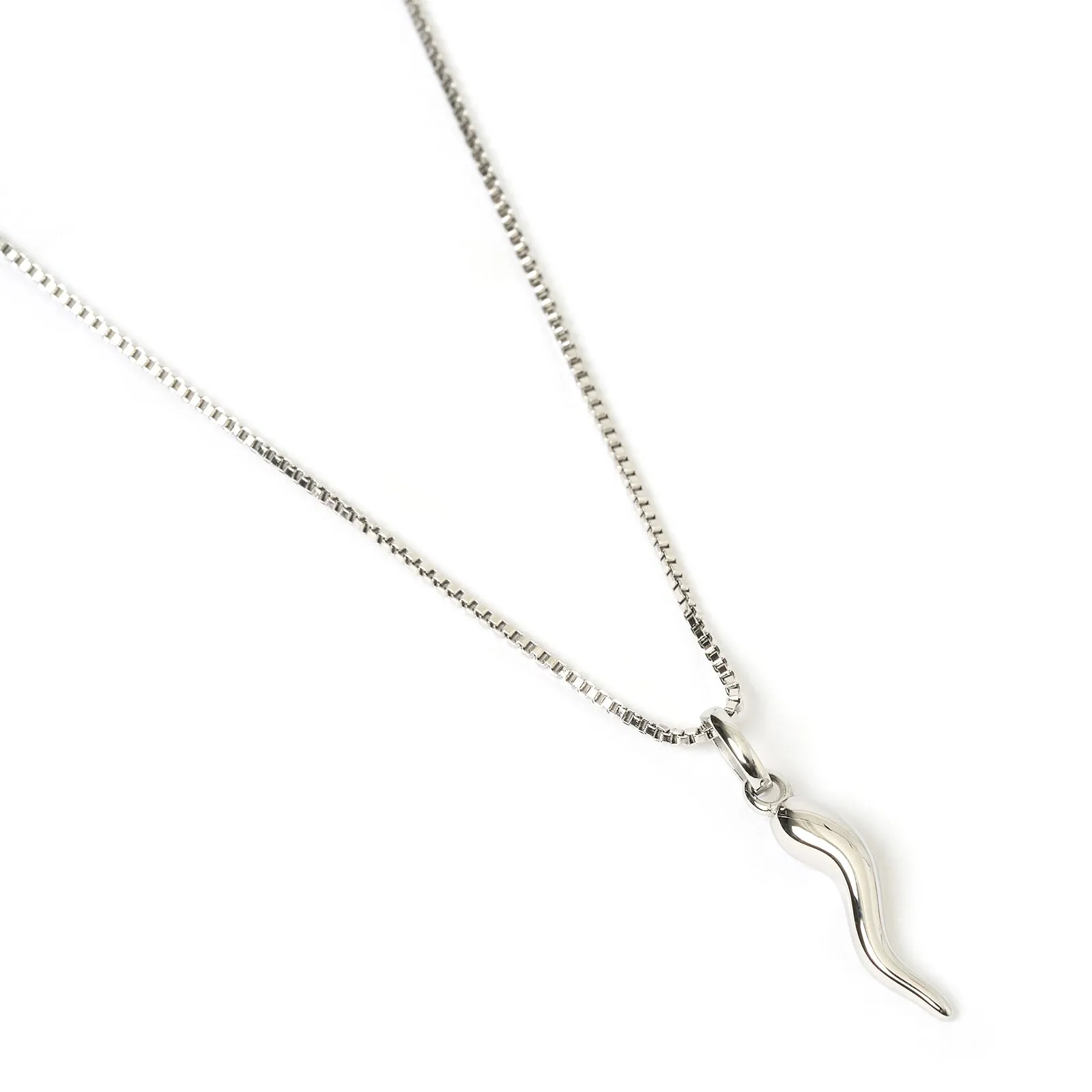 Cornicello Silver Charm Necklace sold by Arms Of Eve product image thumbnail 5