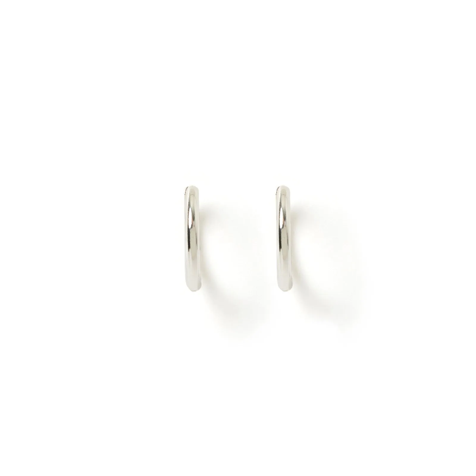 Scarlet Silver Hoop Earrings sold by Arms Of Eve product image thumbnail 3