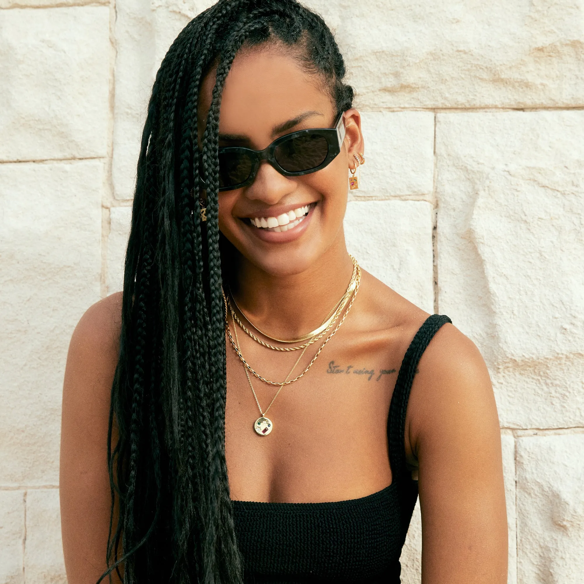 Hendrix Sunglasses - Graphite sold by Arms Of Eve product image thumbnail 2