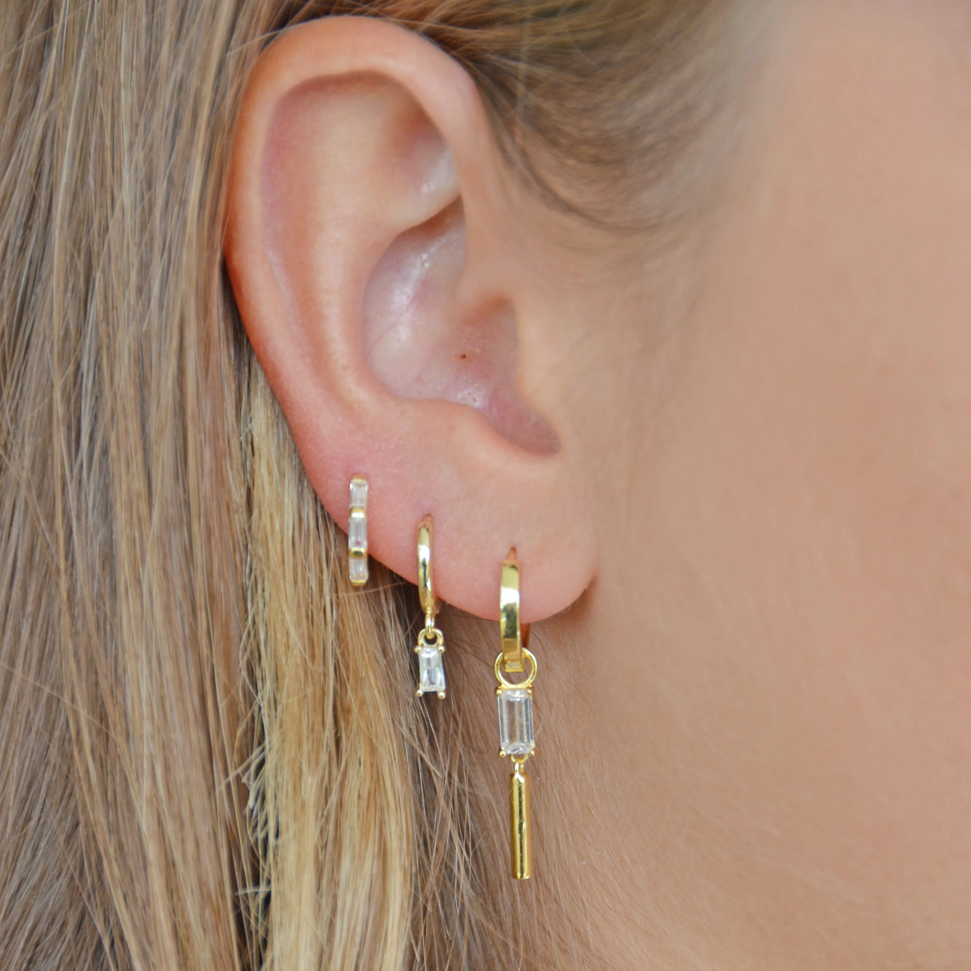 Satin Earring Stack sold by Arms Of Eve product image thumbnail 2