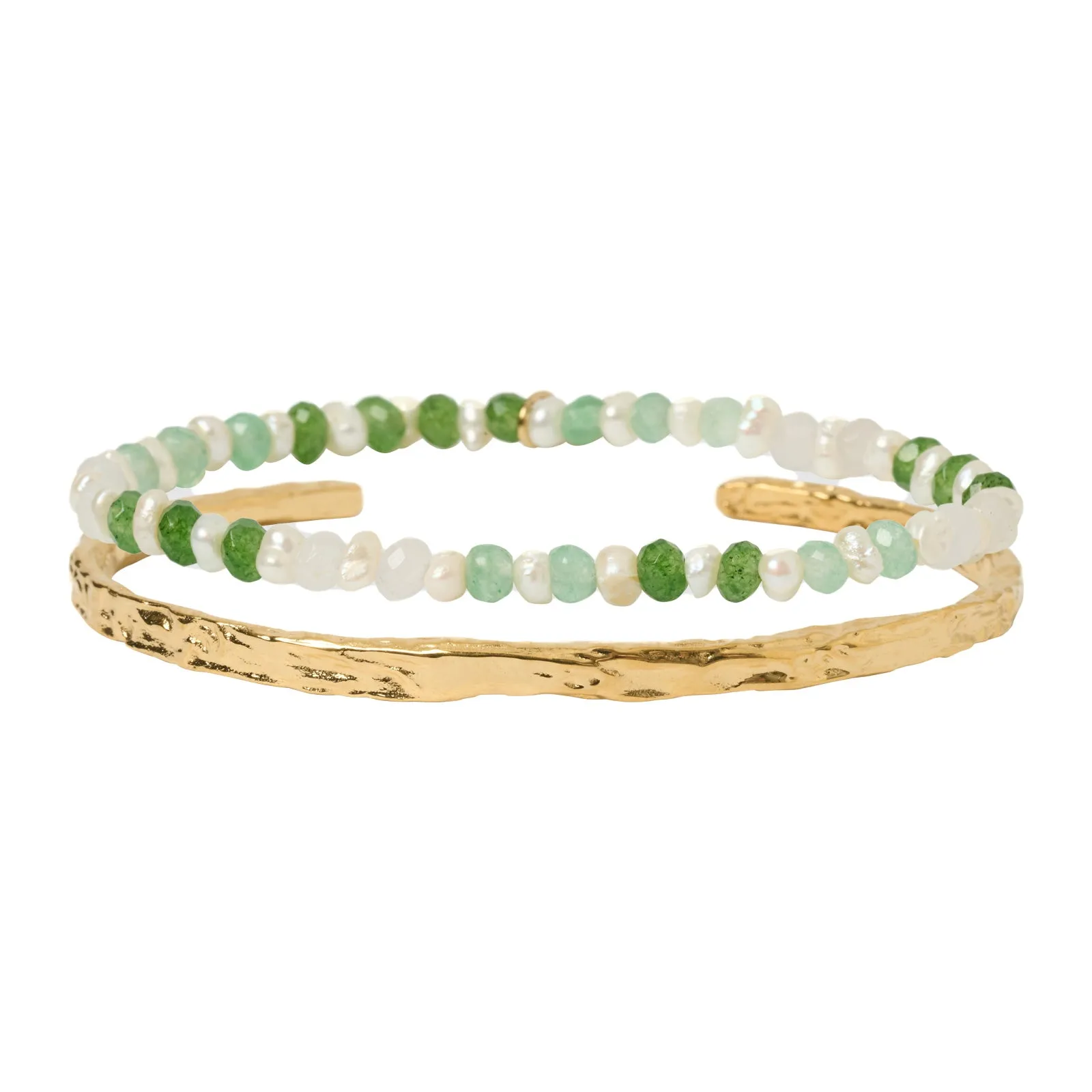 Petal Bracelet Stack - Moss sold by Arms Of Eve