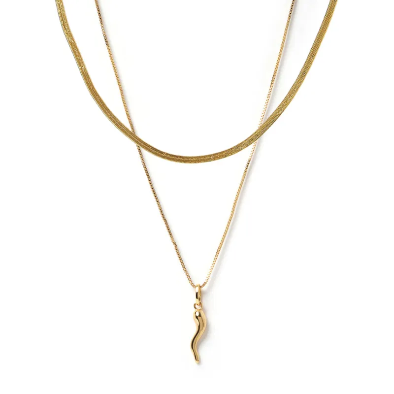 Fortune Necklace Stack - Gold sold by Arms Of Eve