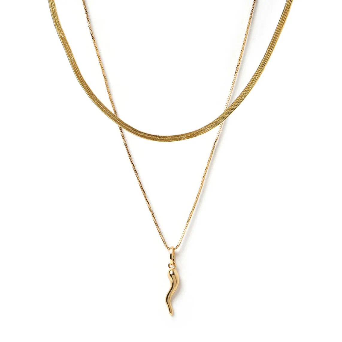 Fortune Necklace Stack - Gold sold by Arms Of Eve