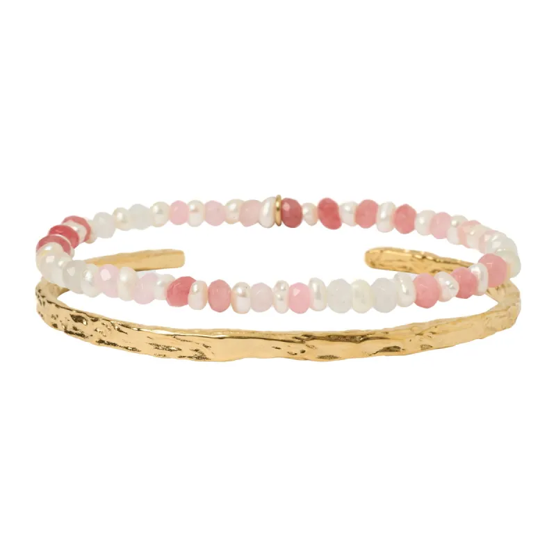 Petal Bracelet Stack - Watermelon sold by Arms Of Eve